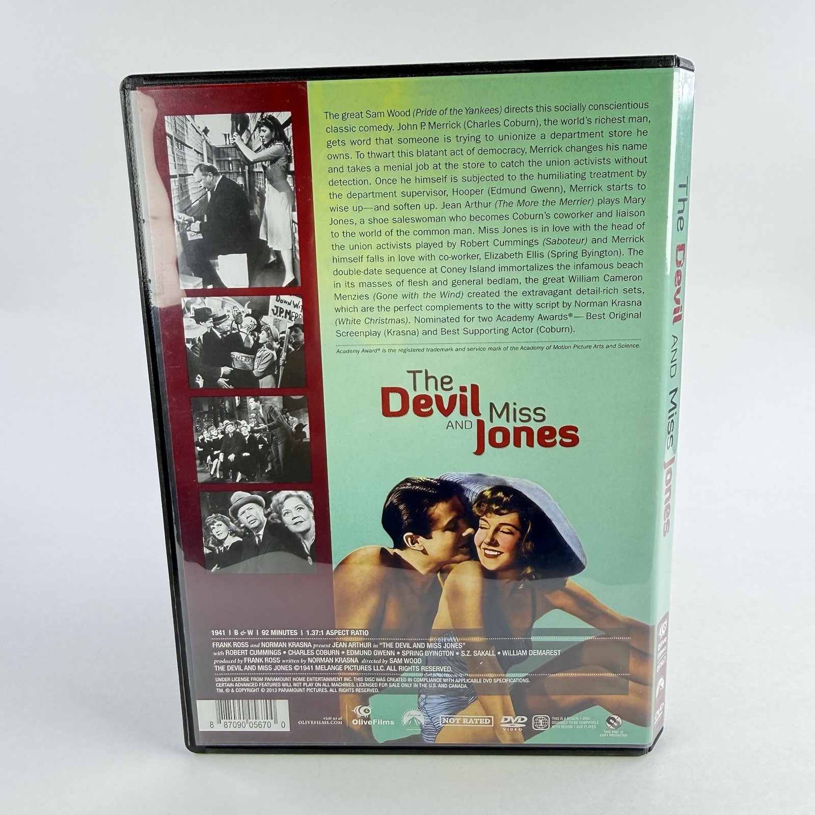 The Devil and Miss Jones (DVD, 1941) (Jean Arthur, Robert Cummings)