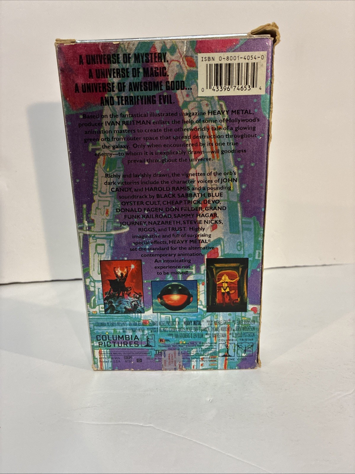 Heavy Metal VHS Movie Columbia Louder Nastier Than Ever Cult Classic HTF Tested
