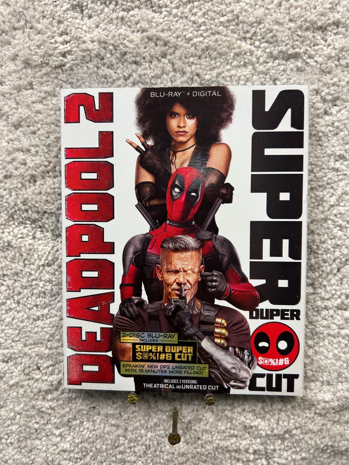 Deadpool 2 Blu-ray 2018 Super Duper S@%!#& Cut Ryan Reynolds David Leitch