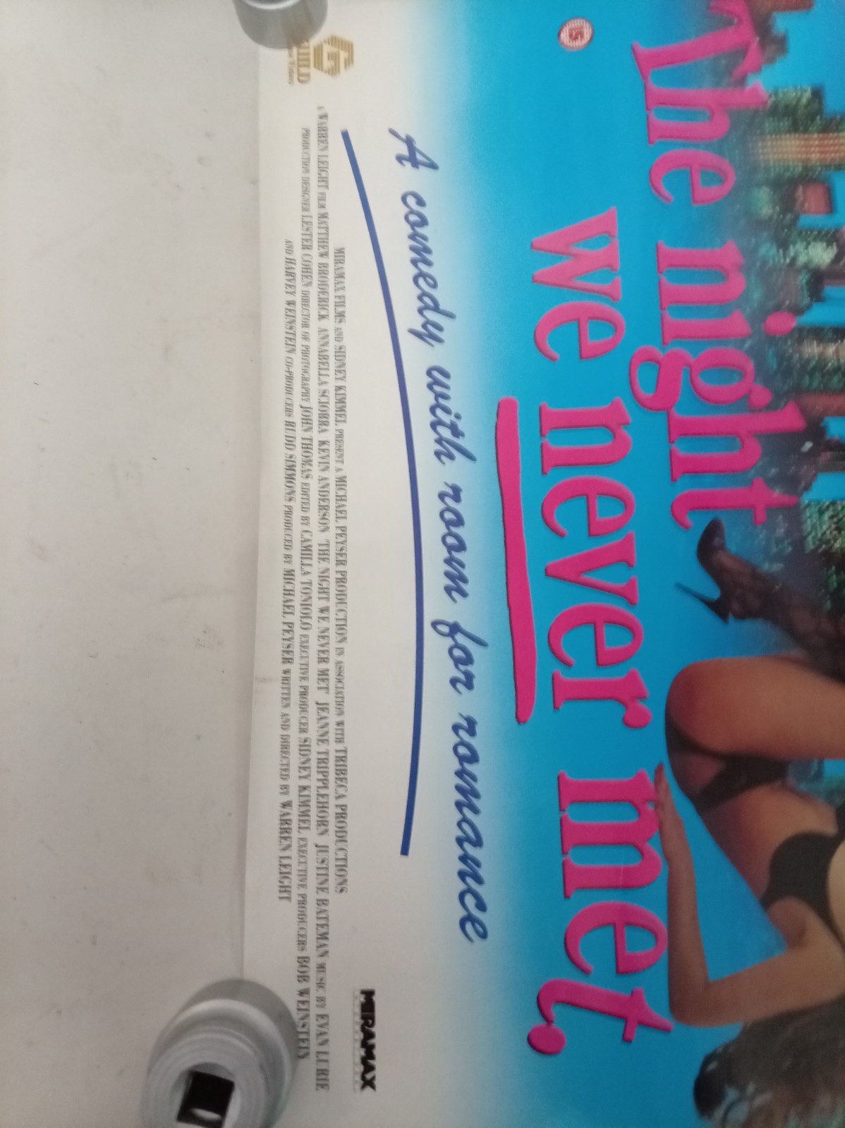 The Night We Never Met Poster 1990