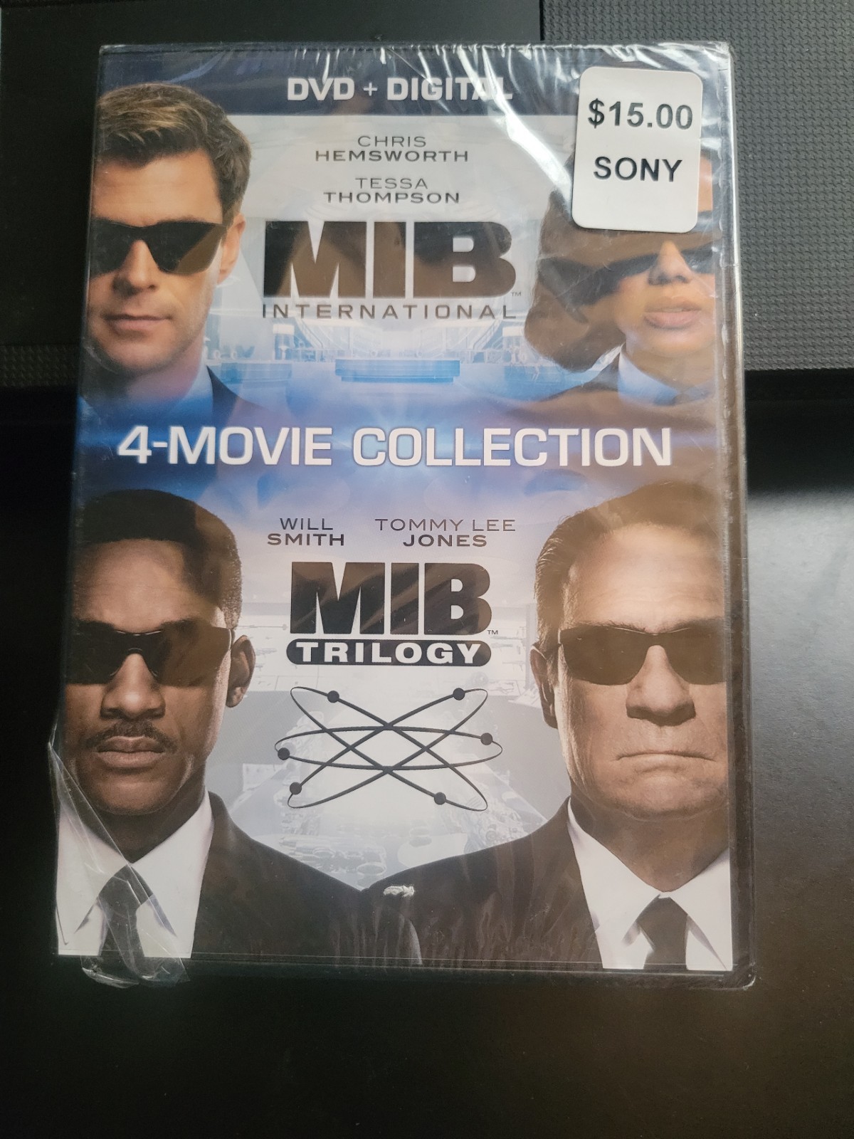 Men in Black: 4-Movie Collection, 2020, 4-Disc DVD + Digitals, NEW!