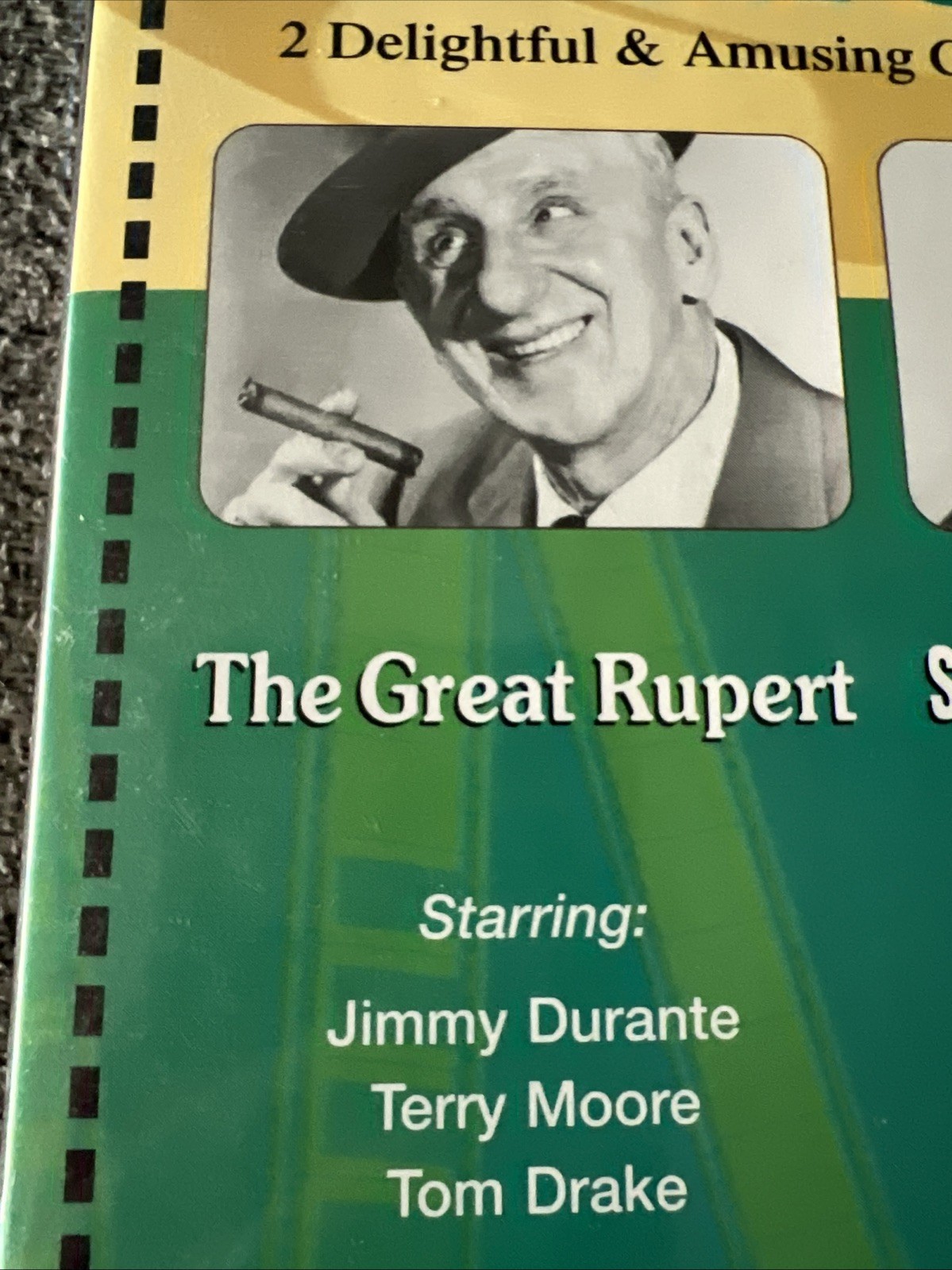 2 Movies On DVD JDurante/The Great Rupert & James Cagney/Something to Sing About