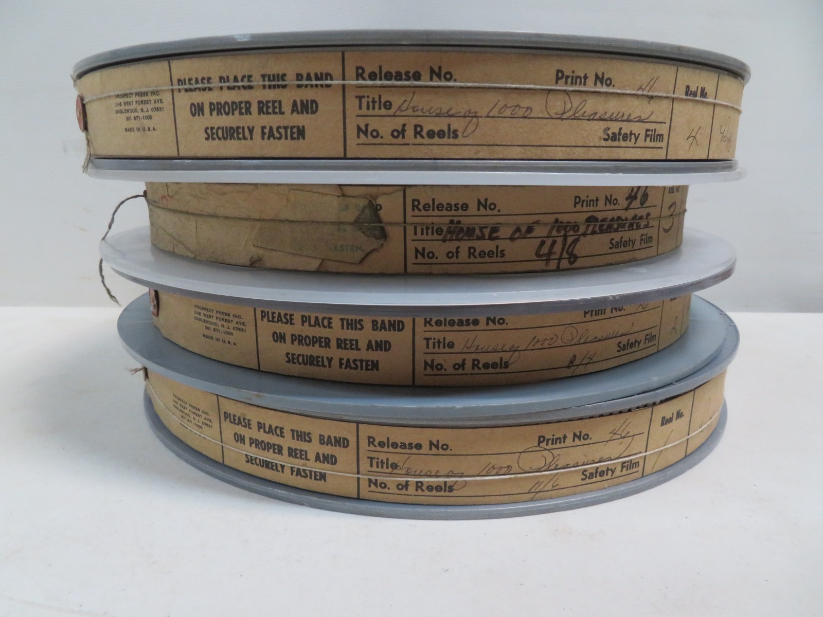 35mm HOUSE OF 1000 PLEASURES (1974) Rare MAX PECAS Feature Film.