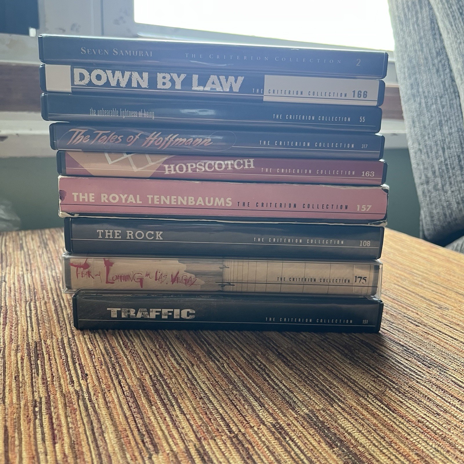 Criterion Collection DVD Lot Of 9. Pls See All Photos. Down By Law, The Rock Etc
