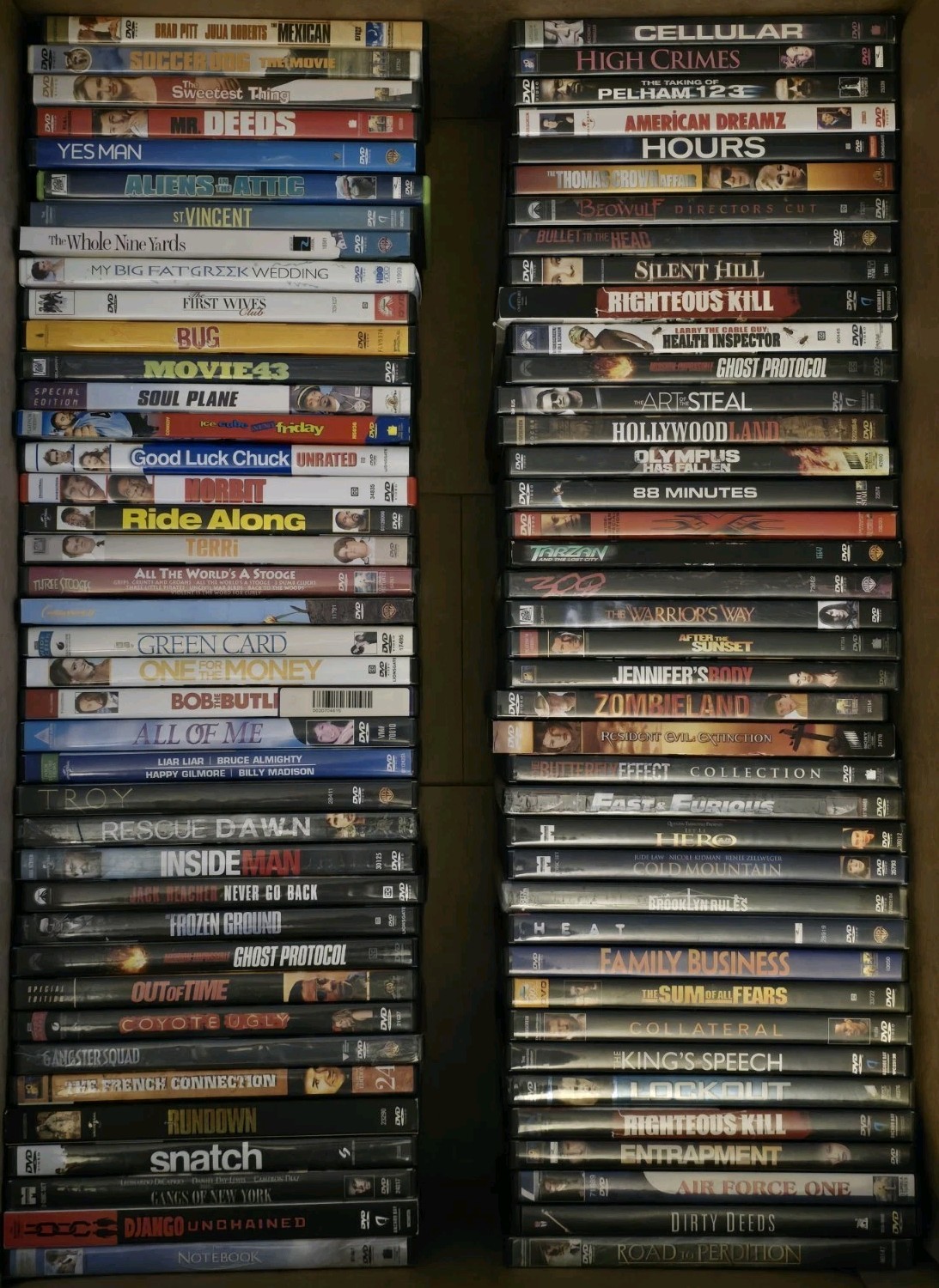 Lot of 200 DVDs Movies TV Sci-fi Comedy Thriller Action Drama Superhero Horror