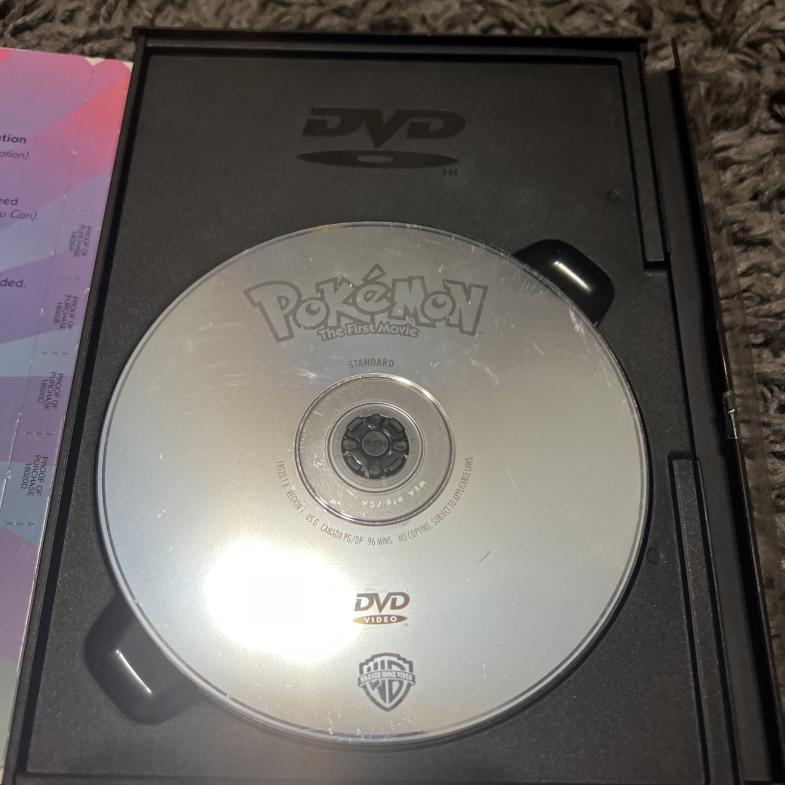 Pokemon the First Movie: Mewtwo Strikes Back (DVD, 2000)