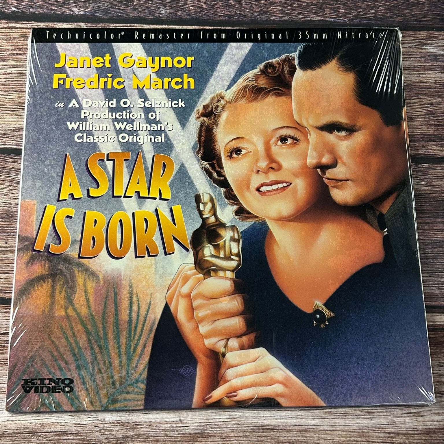 A STAR IS BORN LaserDisc 1937 Classic Hollywood Drama Kino Video NEW Sealed