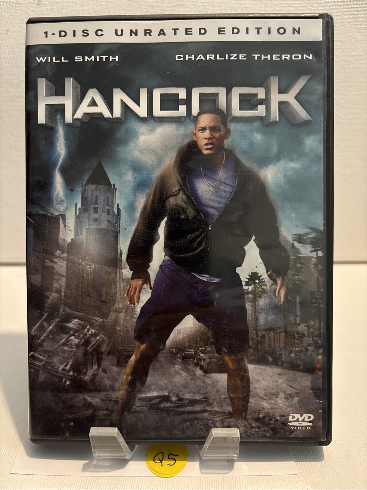 Hancock DVD 2008 Unrated Edition Will Smith Charlize Theron Peter Berg Q5
