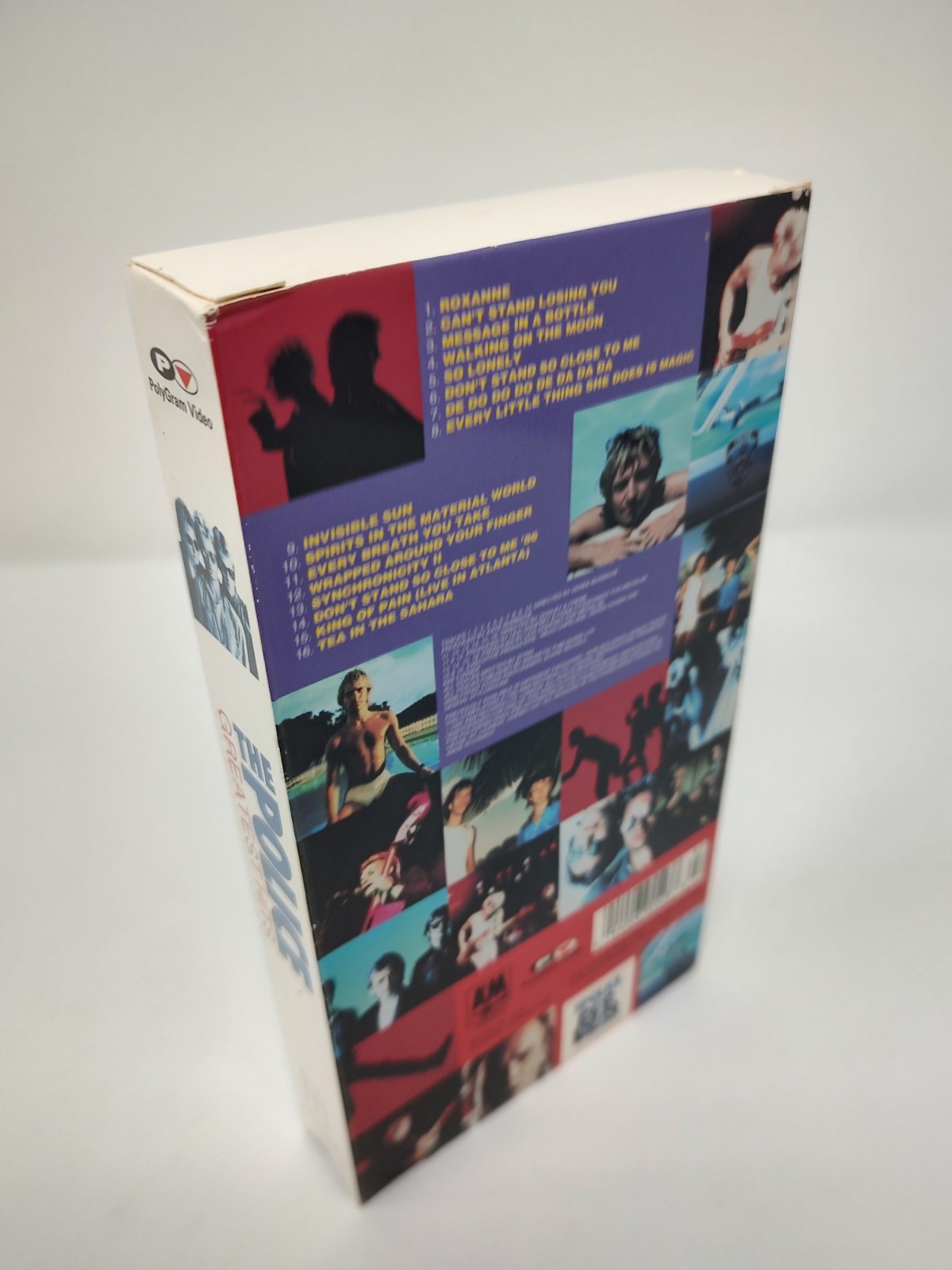 The Police Greatest Hits (VHS, 1999) Sting Roxanne Message In A Bottle U2 INXS
