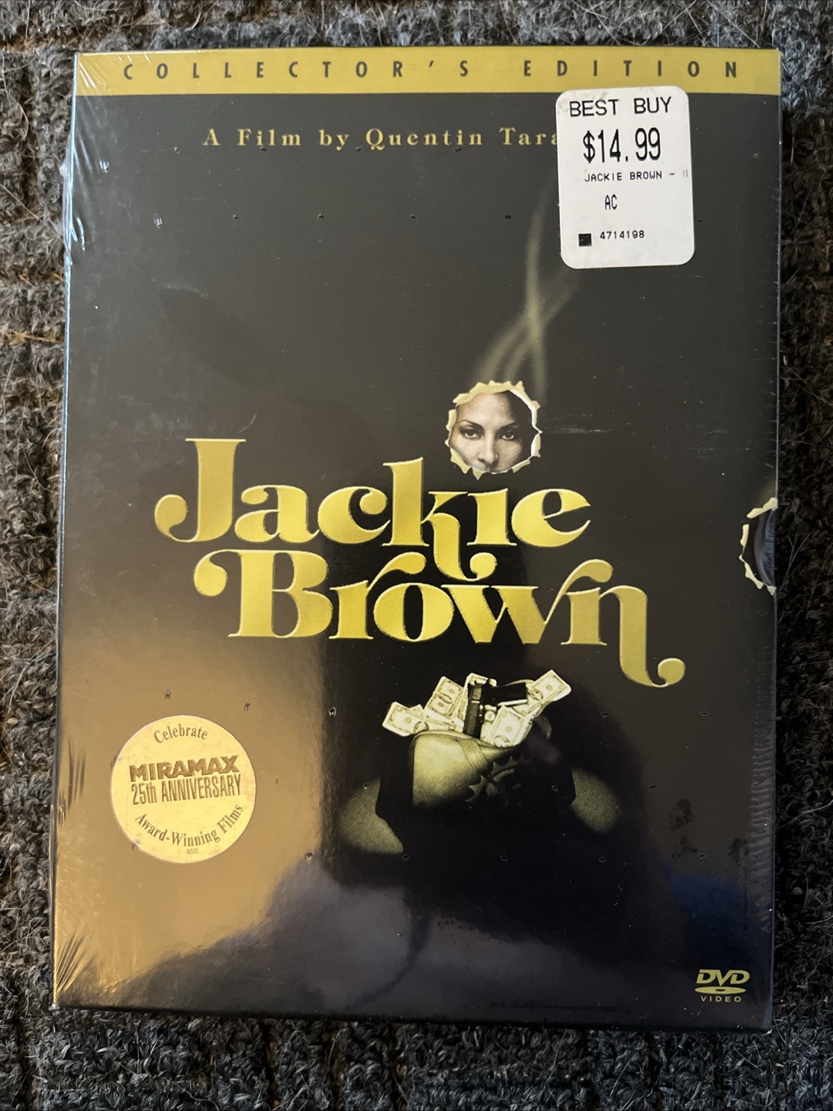Jackie Brown 1997 DVD 2-Disc Set Pam Grier Robert Forster Noir Crime Thriller