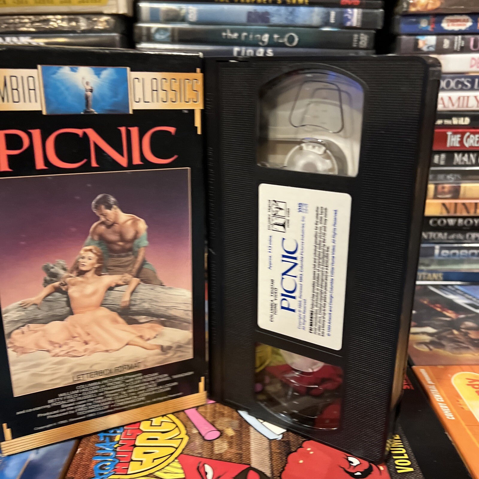 Picnic 1955 VHS Tested Kim Novak William Holden Sexy Drama Joshua Logan