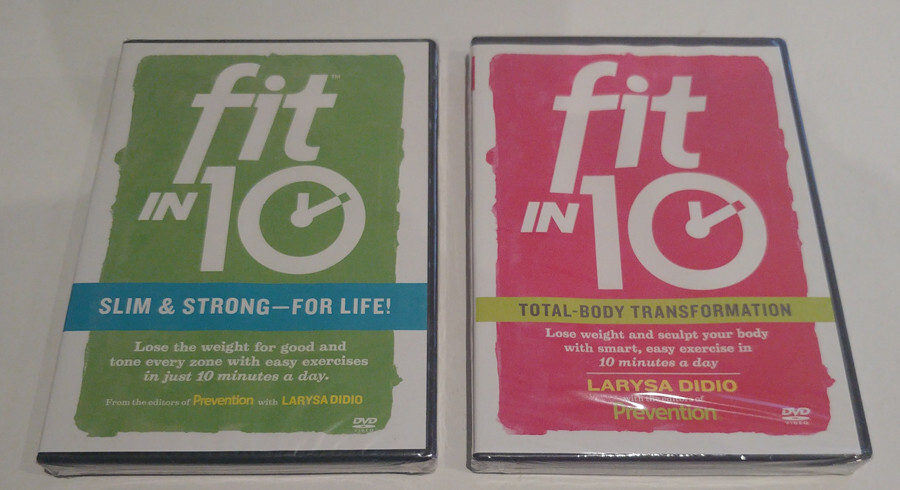 Fit in 10 Total Body Transformation + Slim & Strong-For Life! 2 NEW SEALED DVDS