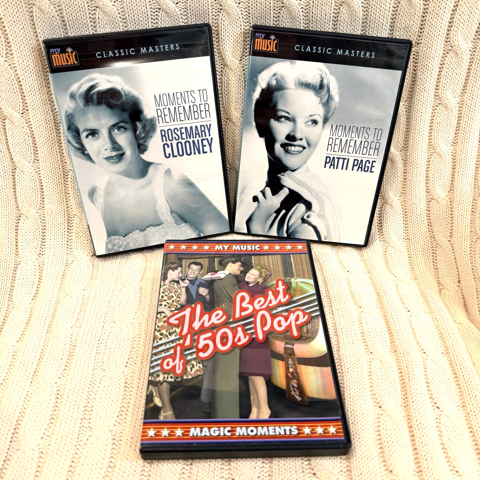 My Music 3 DVD Collection Best Of 50’s Pop Rosemary Clooney Patti Page Classic