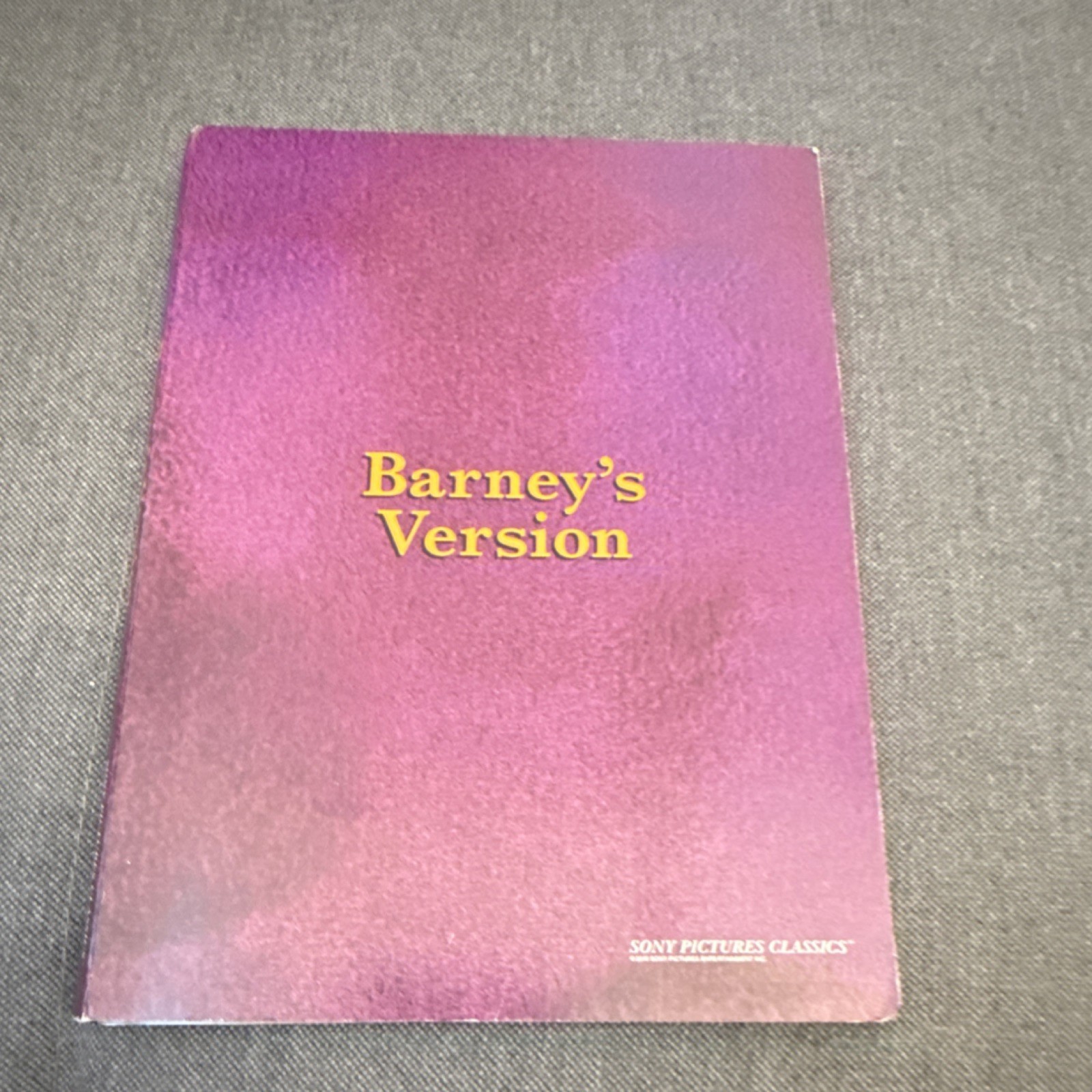 Sony Pictures Classics Barney’s Version DVD Giamatti Hoffman Pike Driver