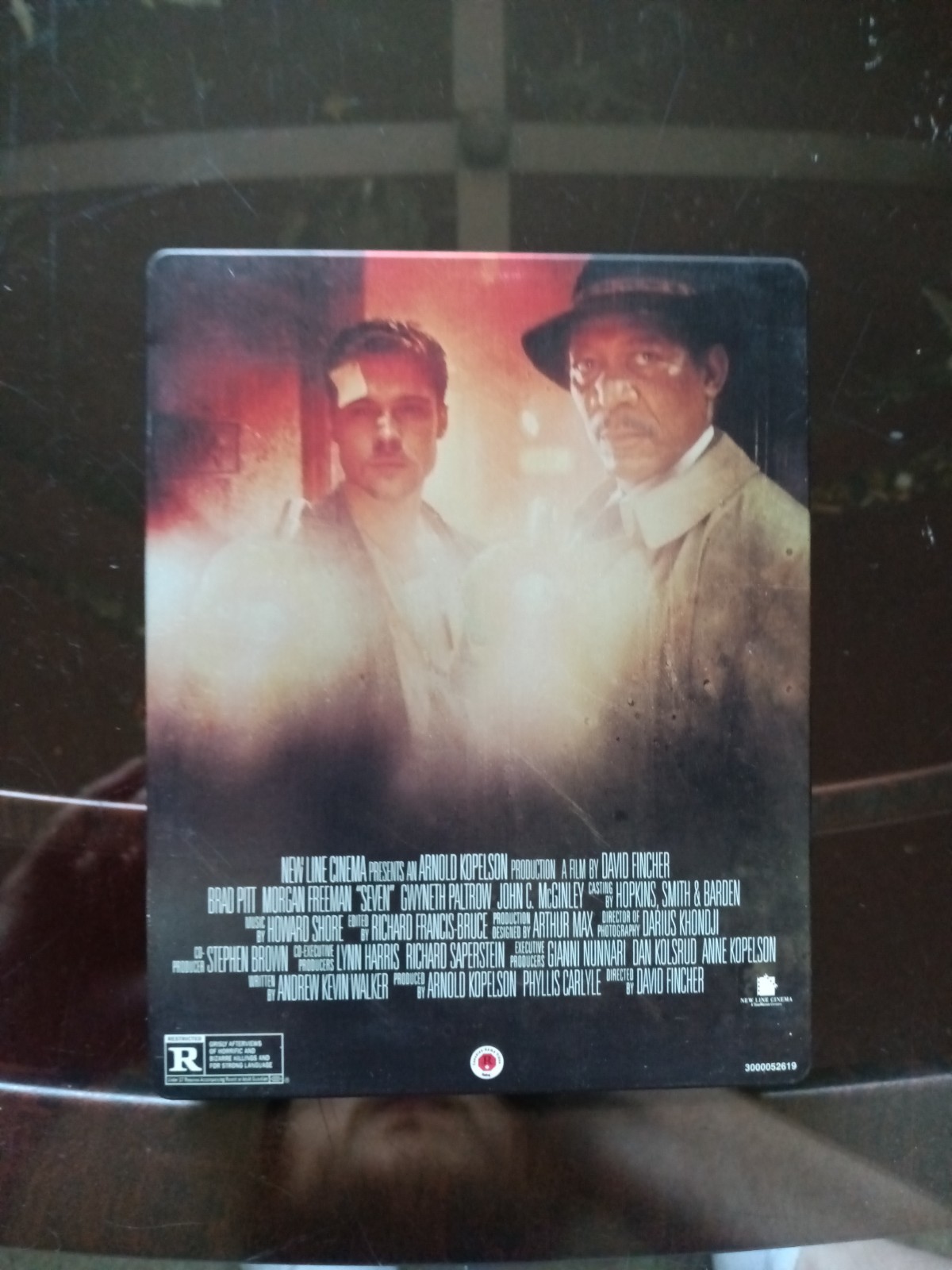 Seven (Blu-ray, 1995, Limited Edition Steelbook) Morgan Freeman – Se7en