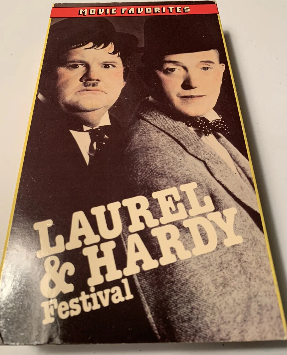 Laurel & Hardy Festival VHS Movie Favorites 1989 Black & White 60mins