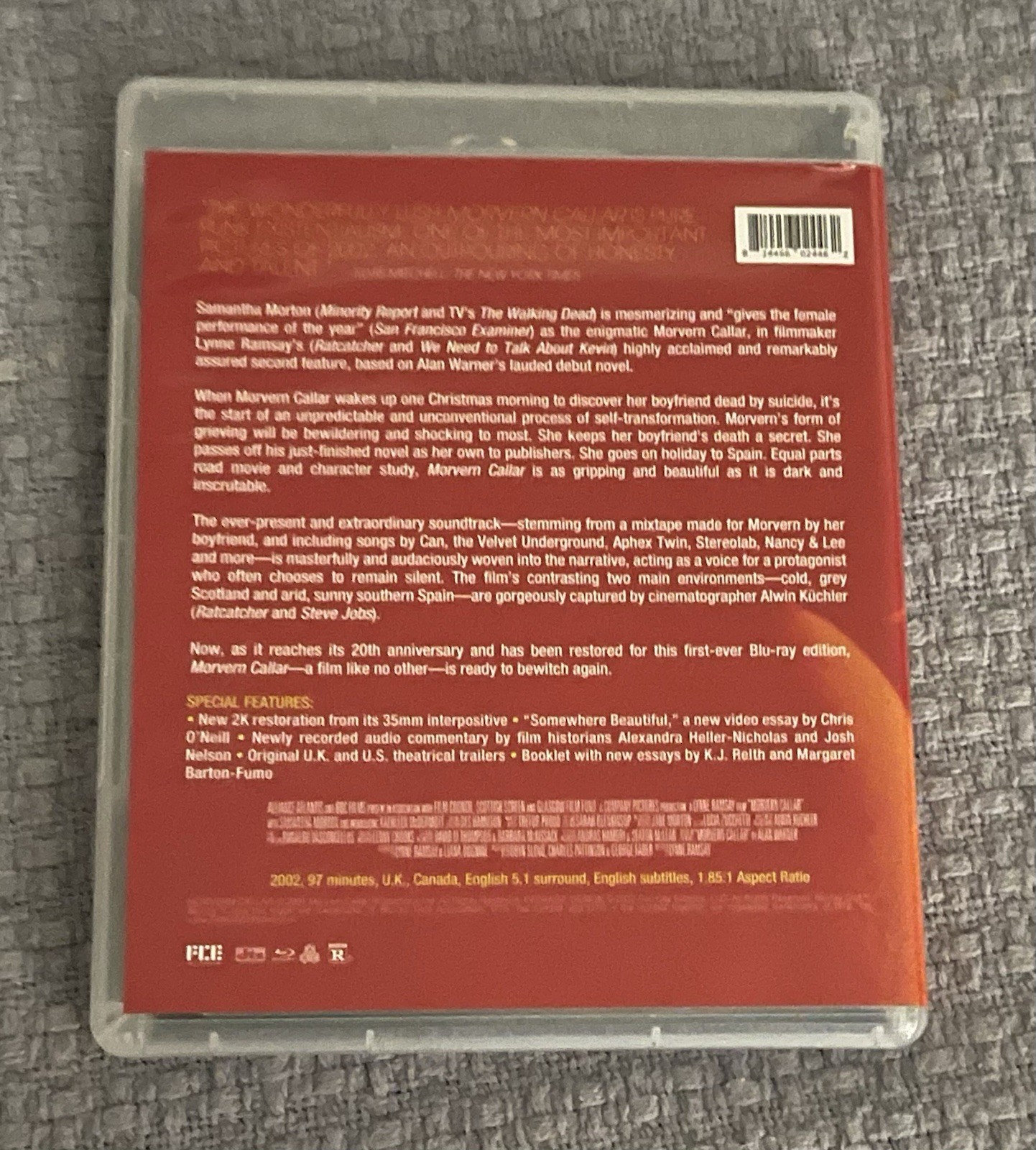 Morvern Callar Blu-ray w/Slipcover Fun City Editions Vinegar Syndrome