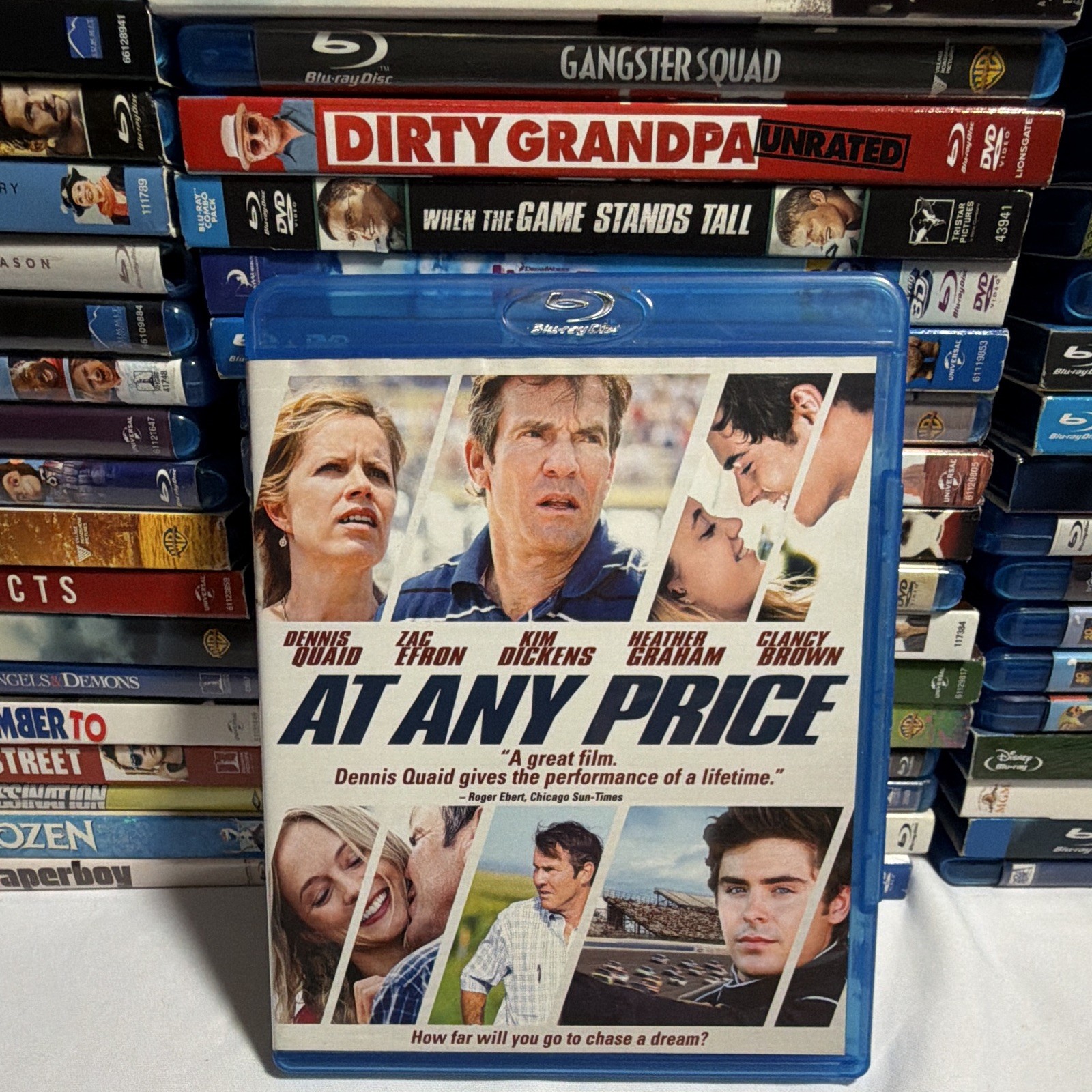 At Any Price Blu-ray Dennis Quaid Zac Efron 2013 Excellent Condition