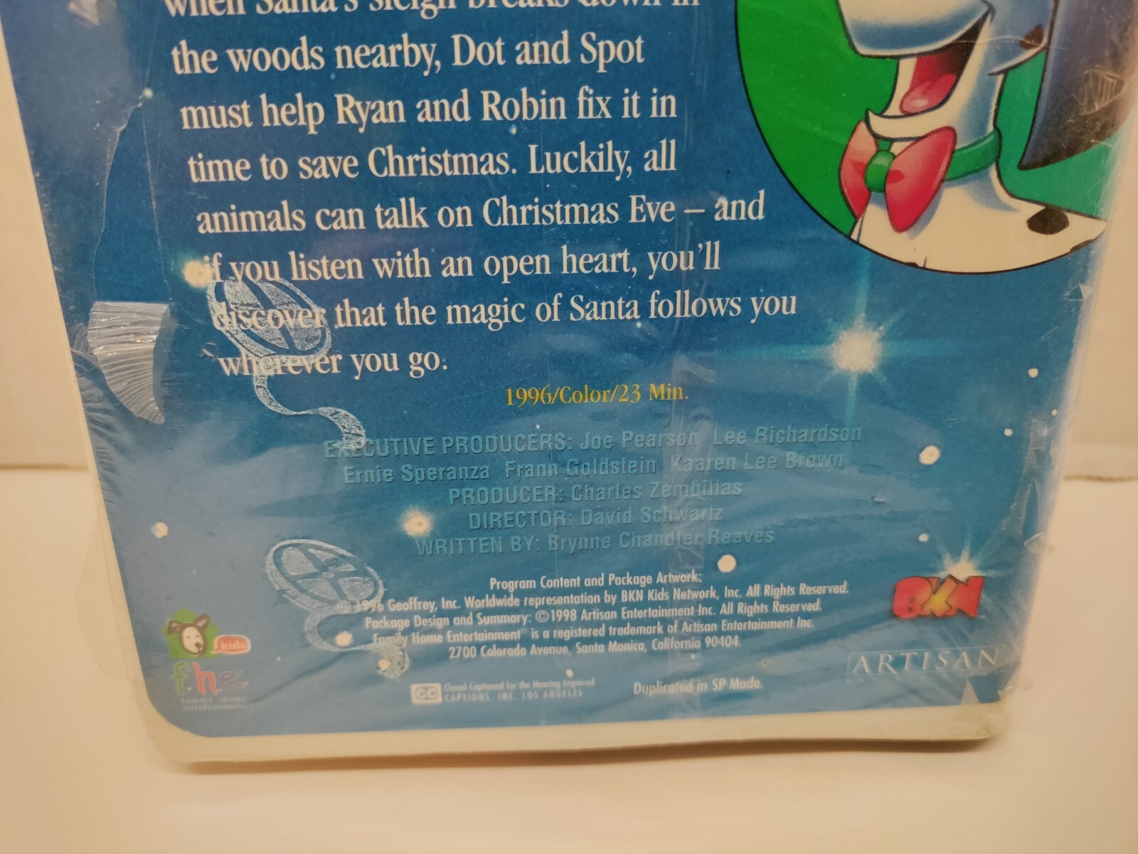 Dot & Spots Magical Christmas Adventure VHS Video Tape Clamshell Case NEW Sealed