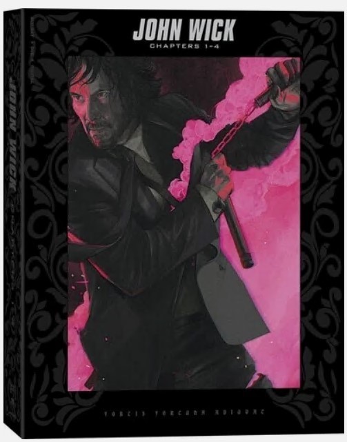 JOHN WICK Chapters 1 – 4 DVD set *Free Fast Shipping*