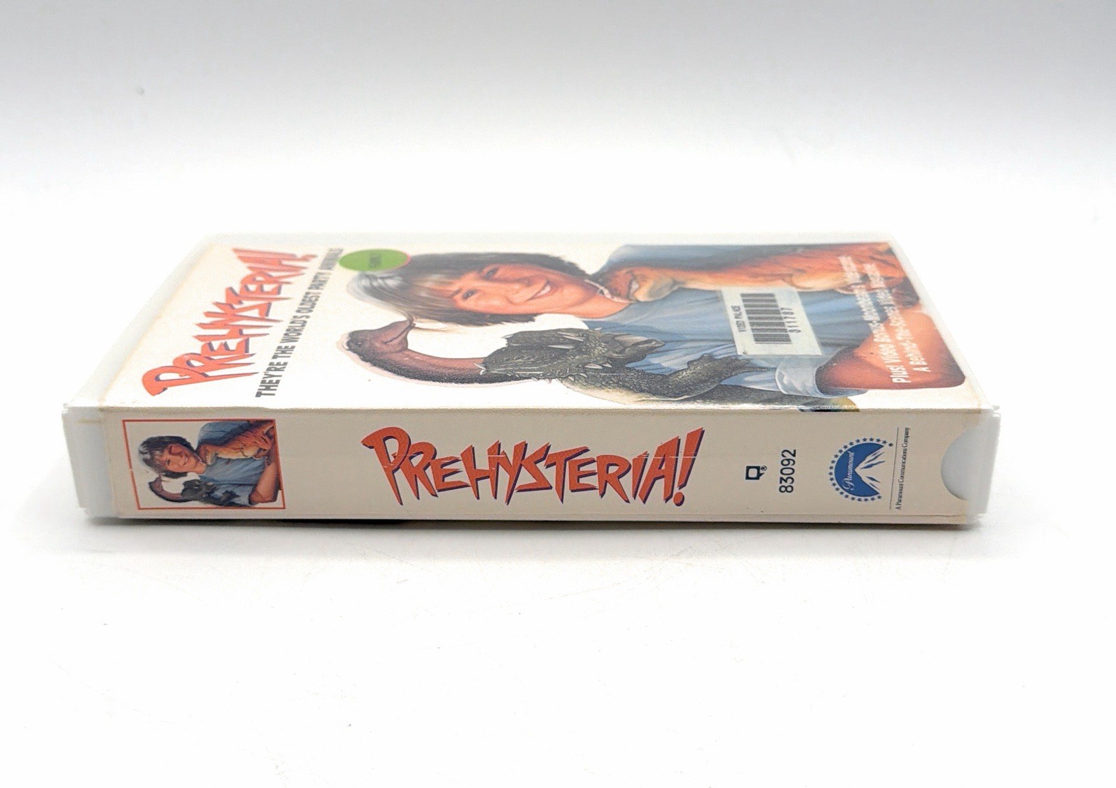 Prehysteria (VHS, 1993) Paramount Family Favorites – Dinosaur – CUT BOX -Tested.