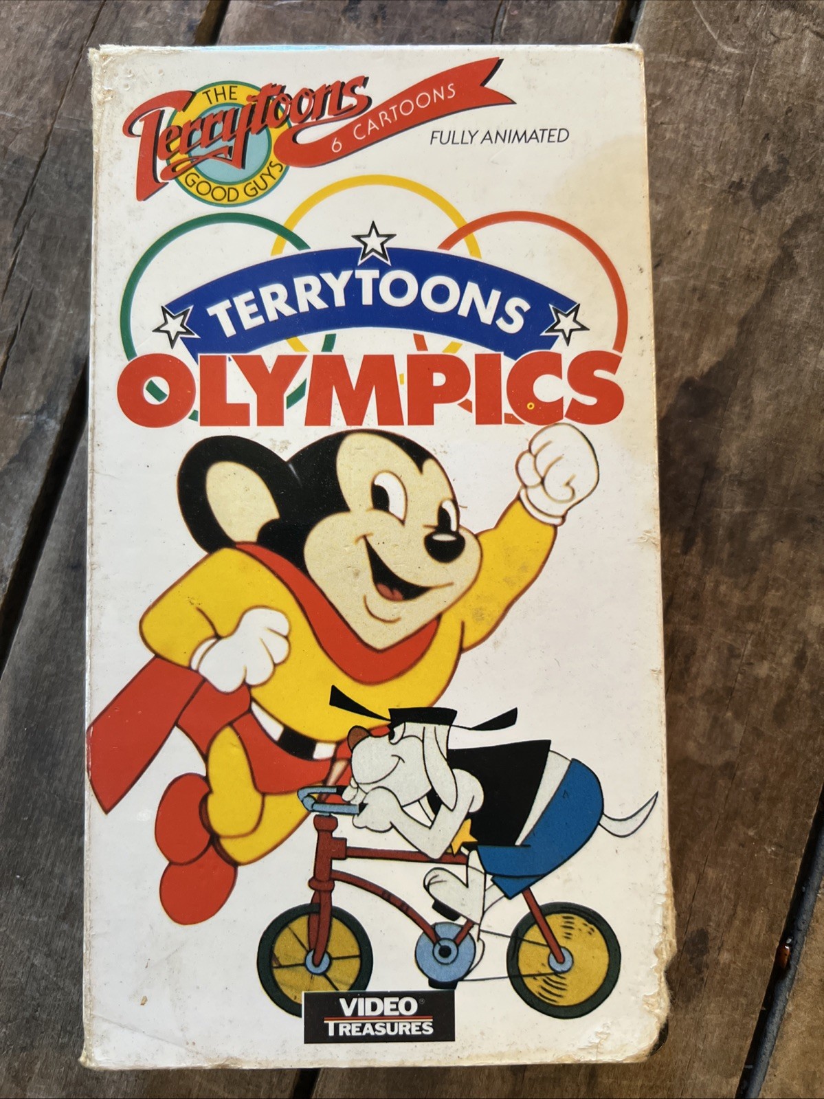 Terrytoons Olympics ( VHS 1983 ) Good Guys 6 Cartoons – Video Treasures