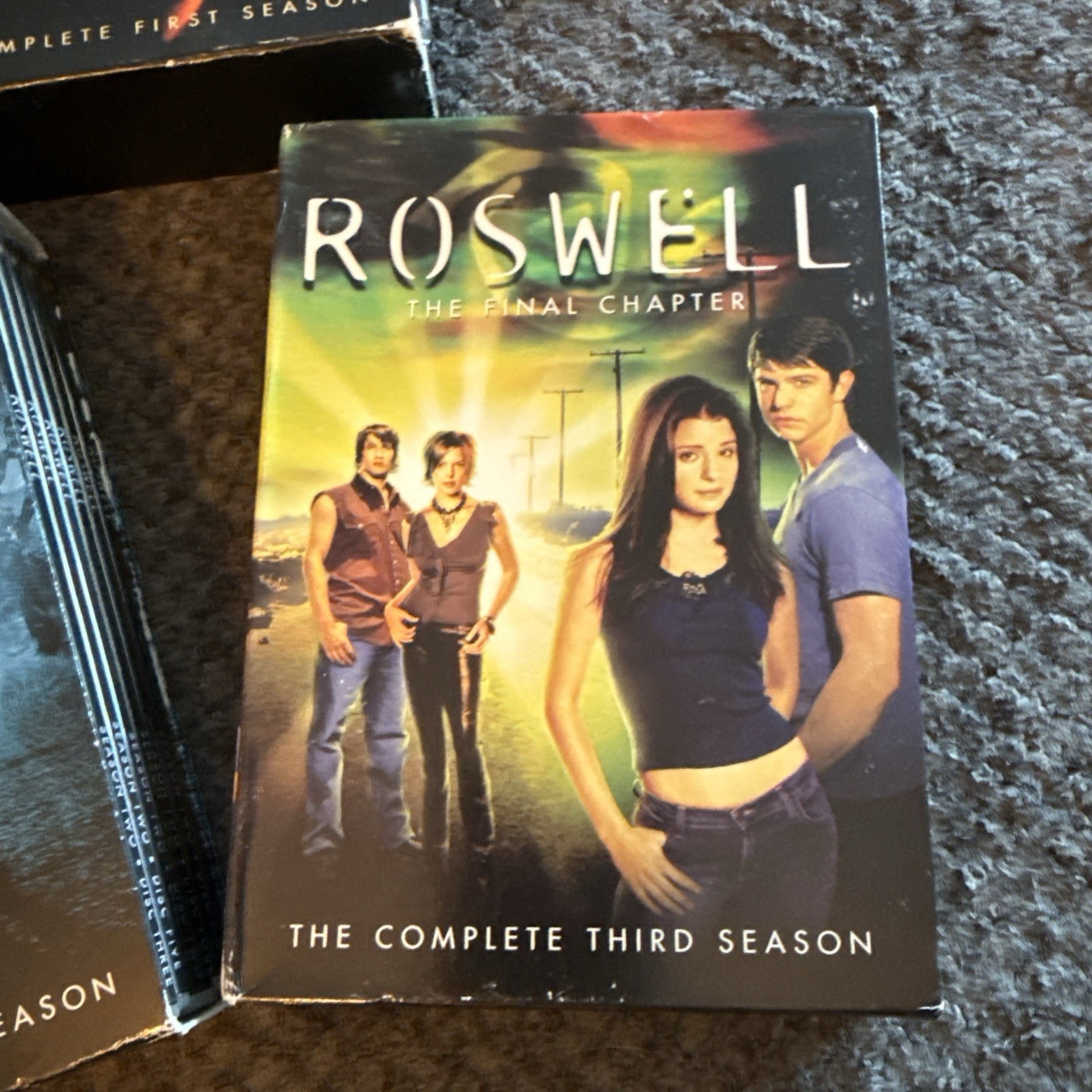 ROSWELL Complete Series DVD Lot Seasons 1-3 Sci-Fi Television TV Set