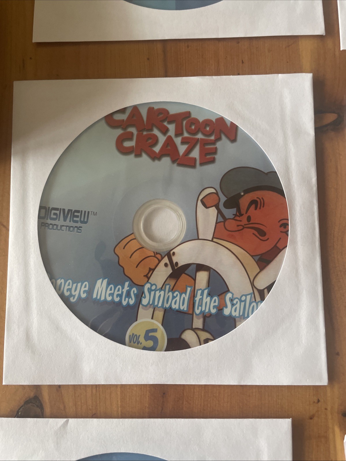 LOT OF 9 CLASSIC CARTOONS CARTOON CRAZE VINA DIST. ~POPEYE, SUPERMAN, BETTY BOOP