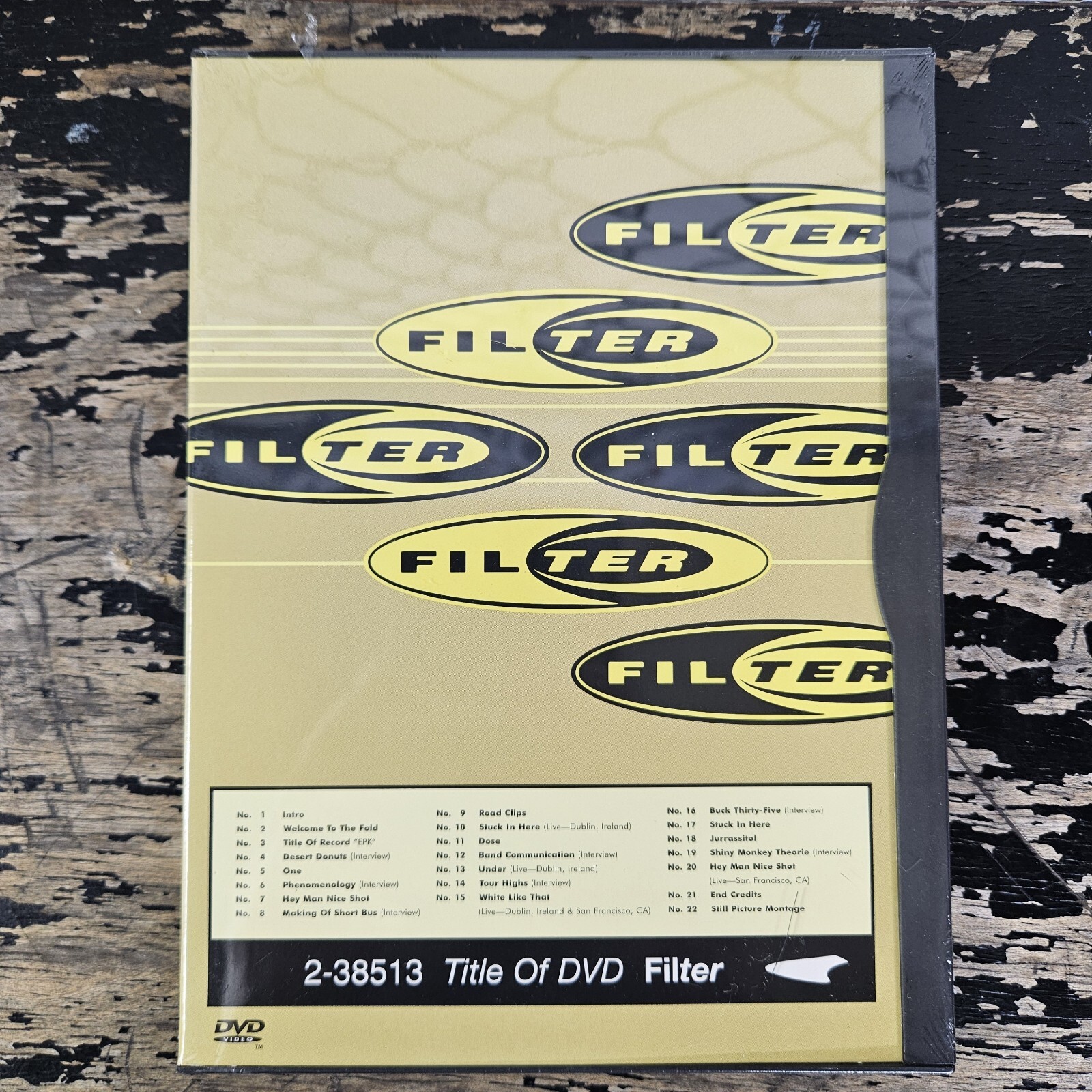 NEW, SEALED Filter Title of DVD (1999, DVD) OOP Richard Patrick Brian Liesegang