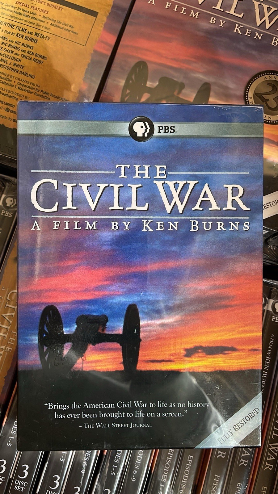 The Civil War: A Film by Ken Burns 25 Anniversary (DVD, 6-Disc Set) New!