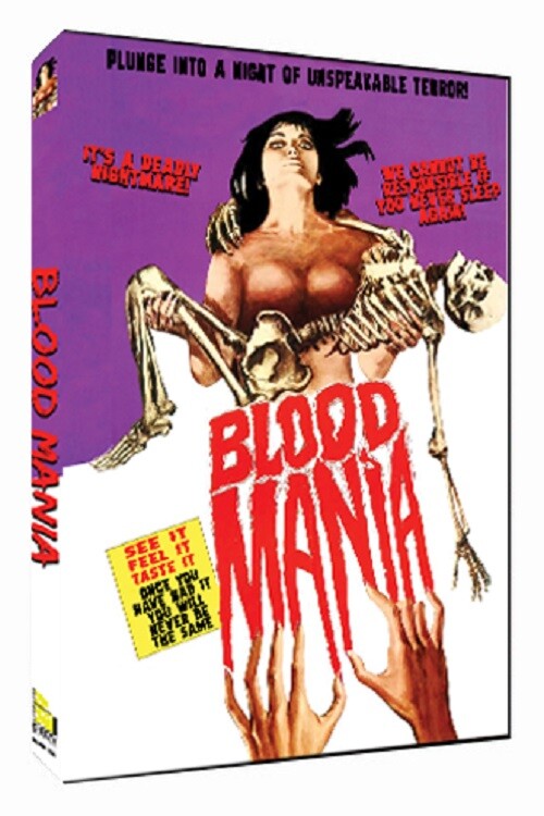 Blood Mania DVD-horror movie-nympho-killer-carpenter-gore-scary-sex-murder