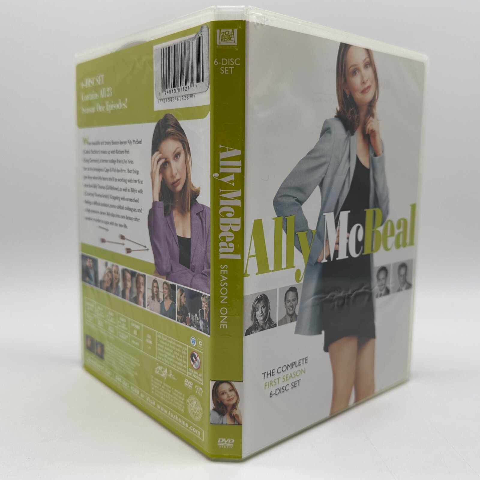 Ally McBeal The Complete First Season DVD 6-Disc Set Calista Flockhart Fast Ship