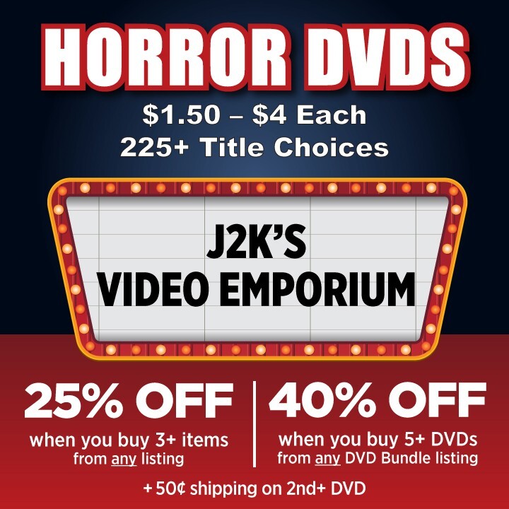HORROR DVDS [$1.50-$4] **BUNDLE & SHIPPING DISCOUNTS**