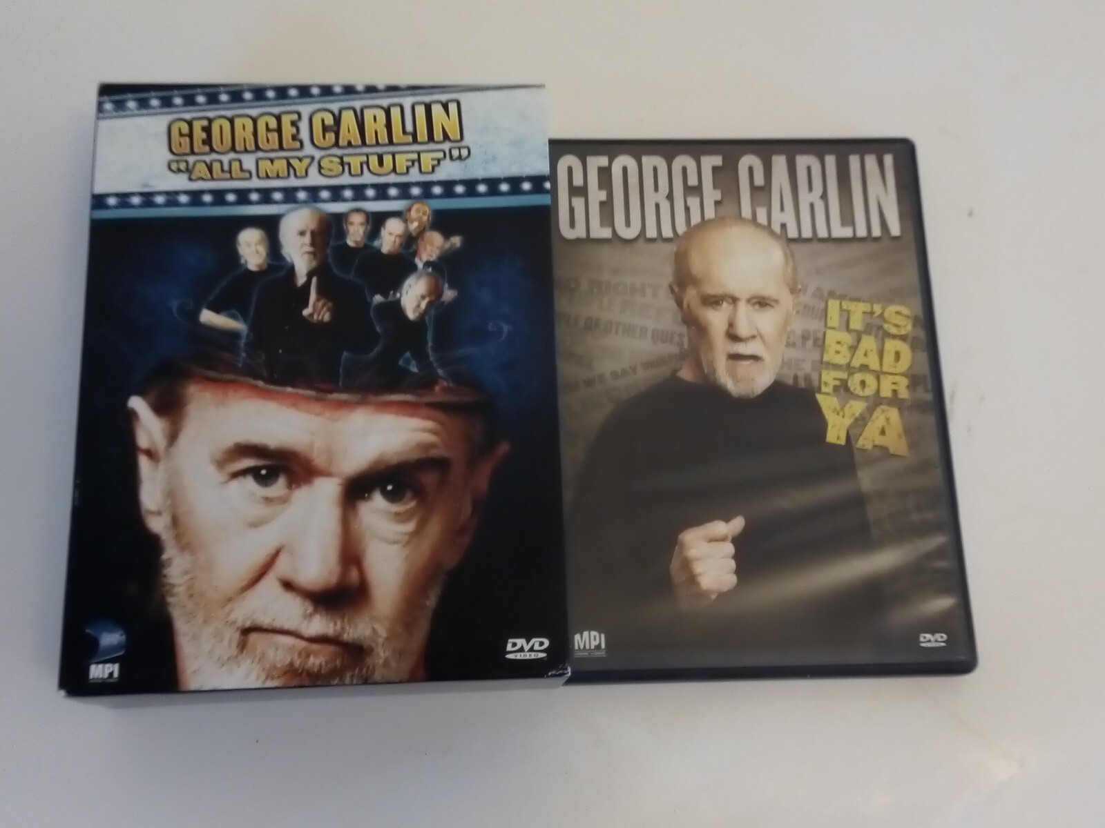 George Carlin – All My Stuff & It’s Bad For Ya (DVD, 2007, 15-Disc Set)