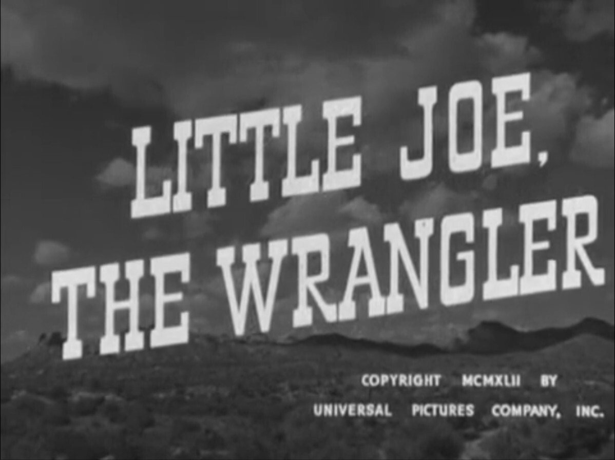 Little Joe, the Wrangler 1942 (DVD) Johnny Mack Brown, Jennifer Holt
