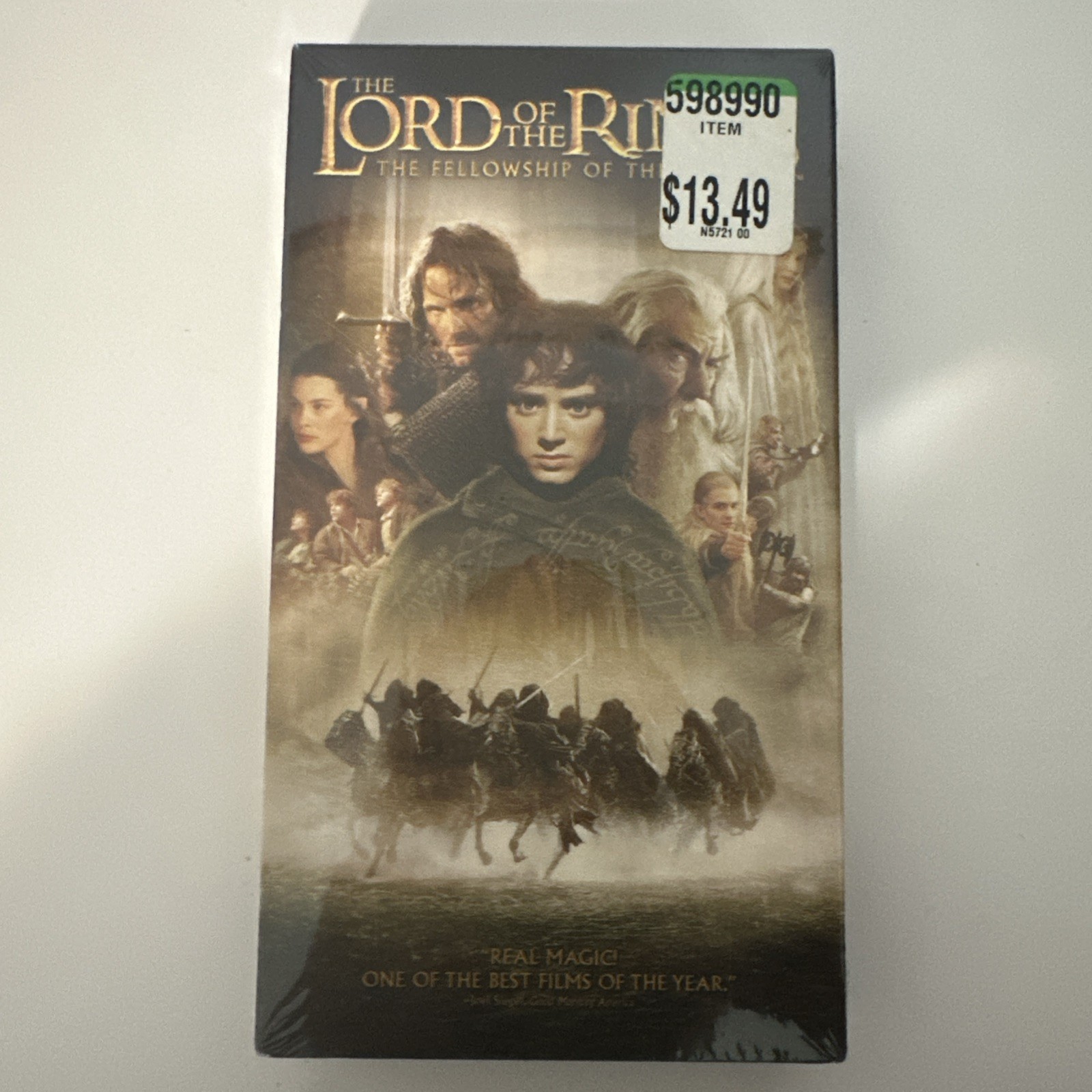 The Lord of the Rings Fellowship of the Ring 2002 VHS Sealed – Never Circulated