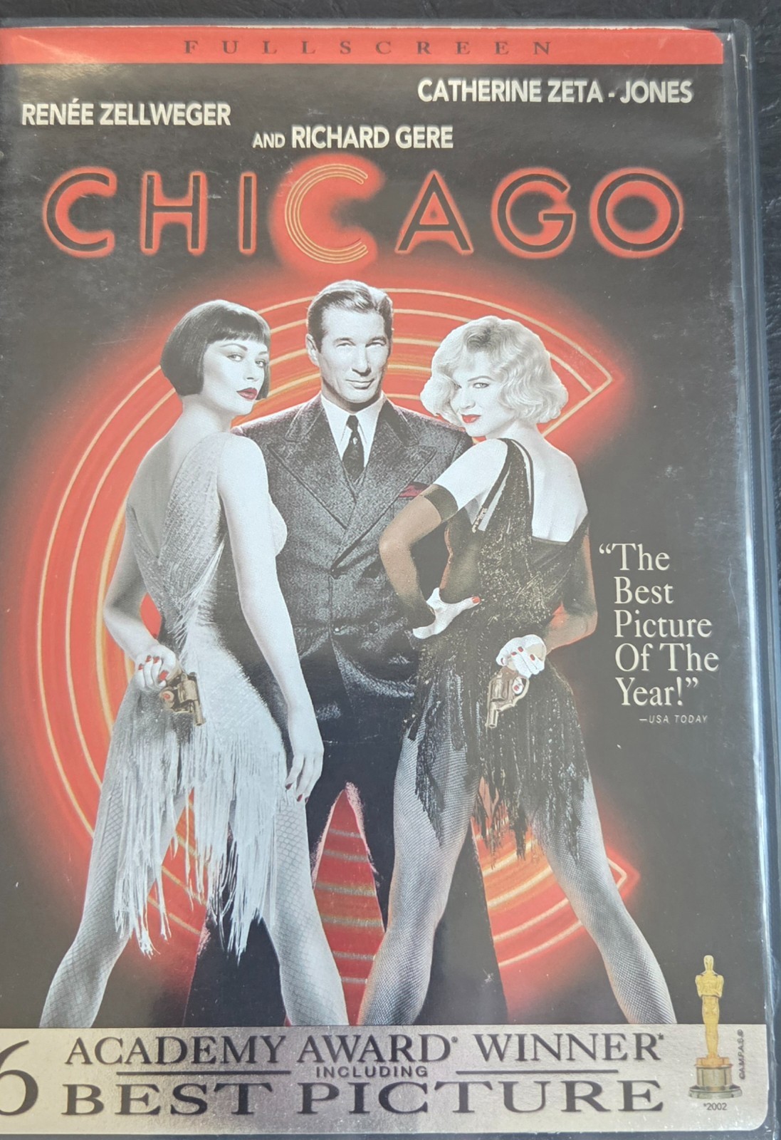 Chicago (DVD, 2003, Full Screen featuring Richard Gere and Catherine Zeta Jones