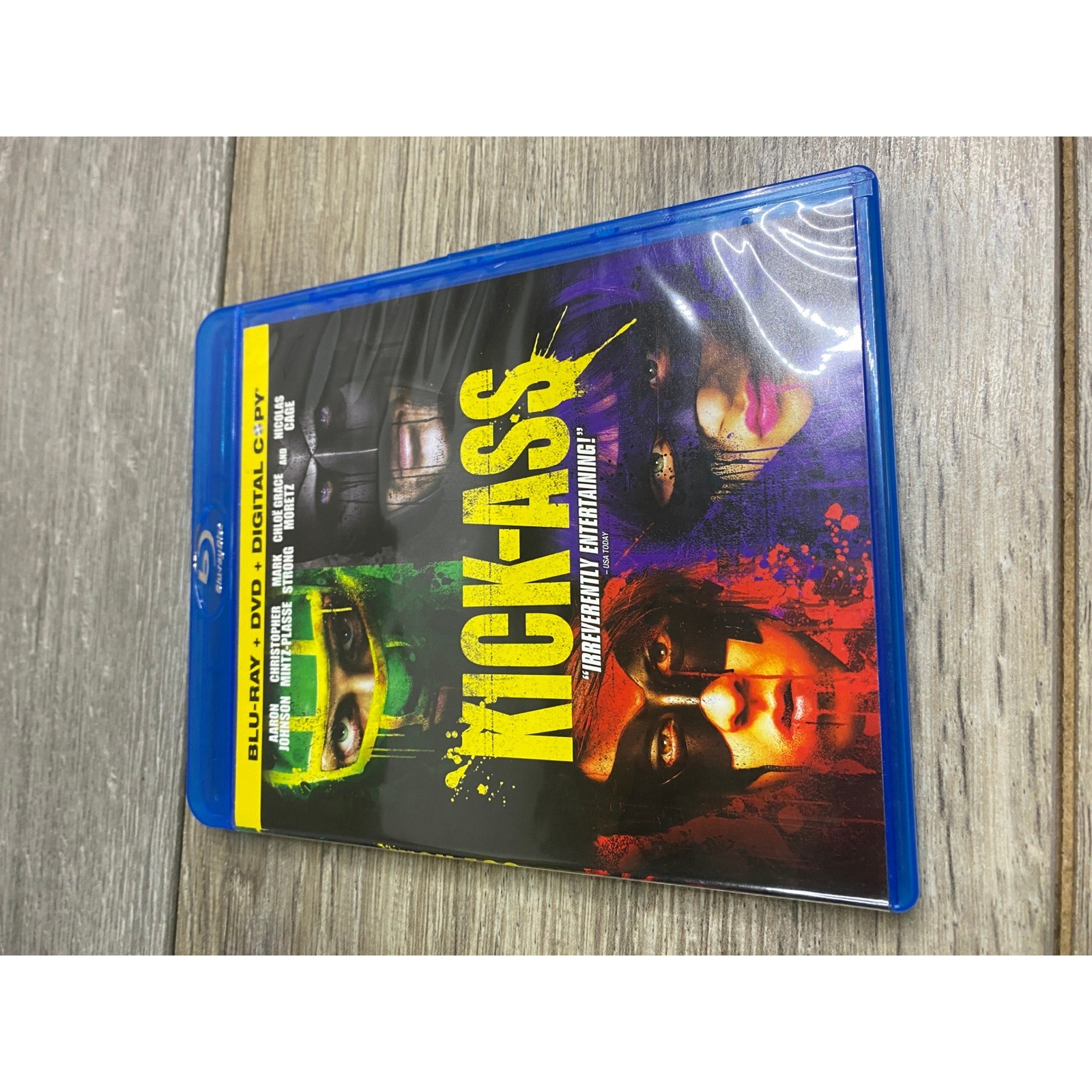 Kick-Ass Blu-ray DVD Digital Copy Combo Pack Lionsgate Matthew Vaughn 2010 Slip