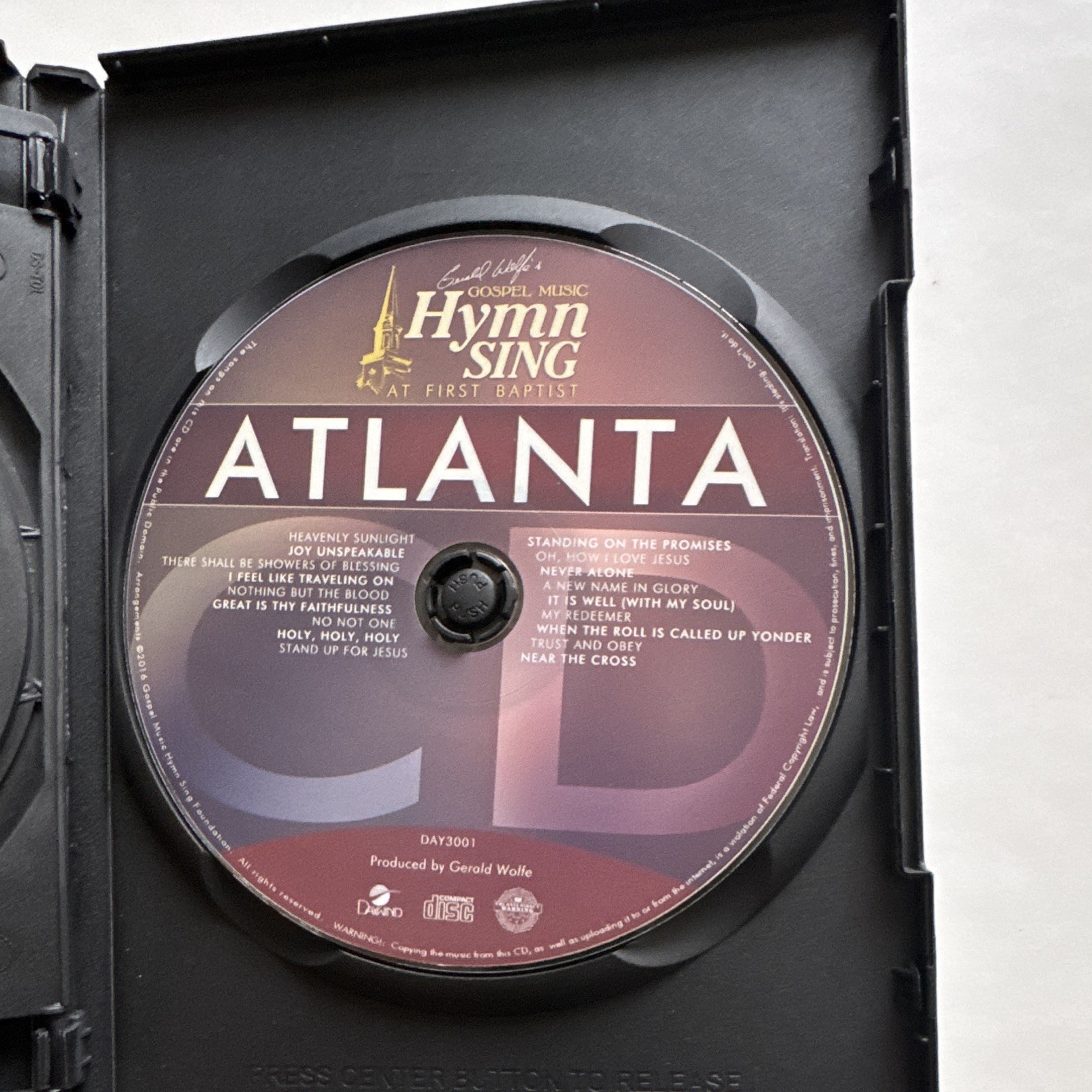 Gospel Music Hymn Sing at First Baptist Atlanta DVD Gerald Wolfe Daywind 2016