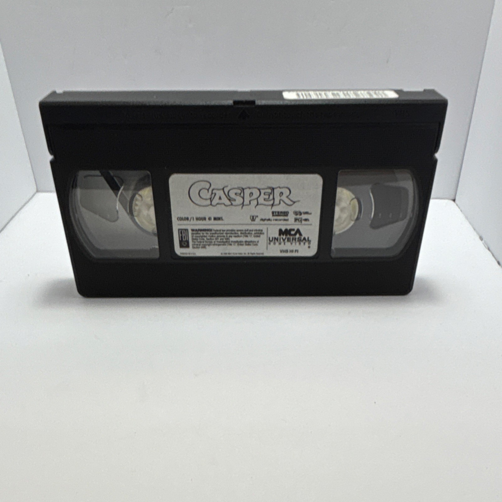 Casper VHS CC NTSC PG 1995 MCA Universal Home Video Hi-Fi Stereo