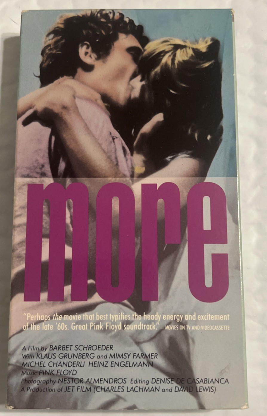 More (VHS, 1969/1991) Barbet Schroeder, Ultra Rare! OOP