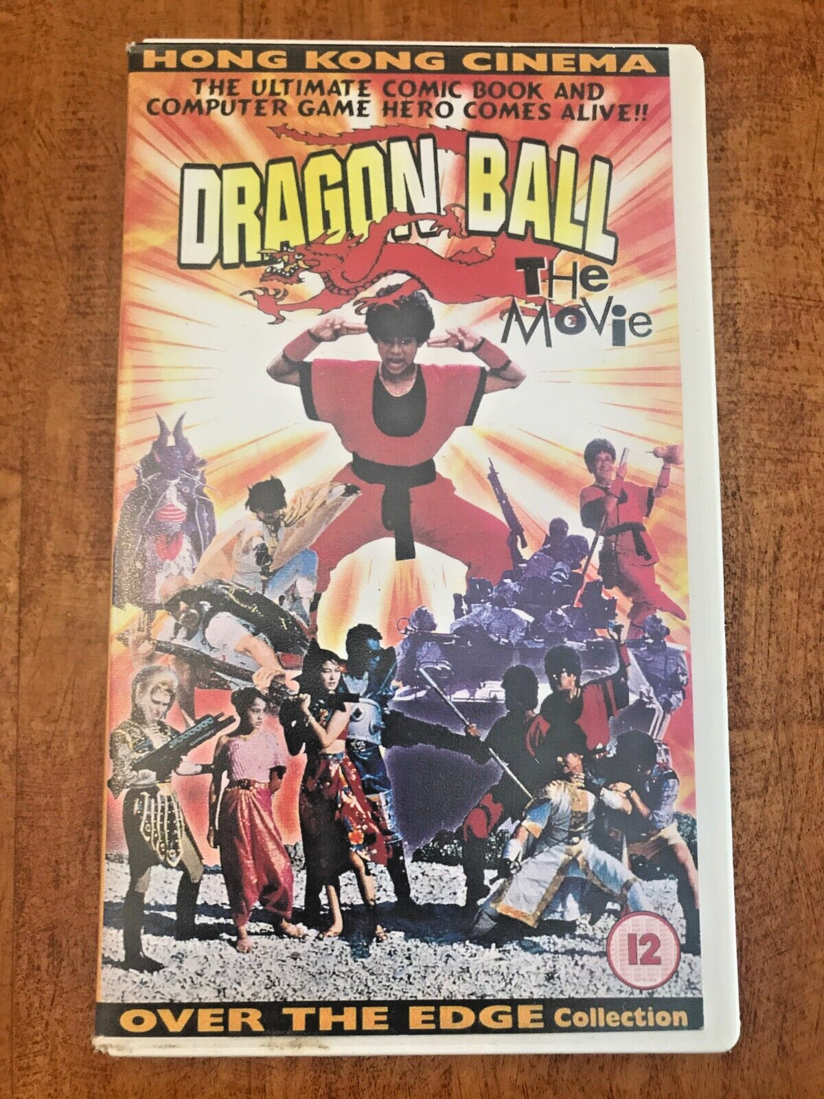 DRAGON BALL Z THE MOVIE HONG KONG CINEMA VHS Over The Edge Live Action ANIME