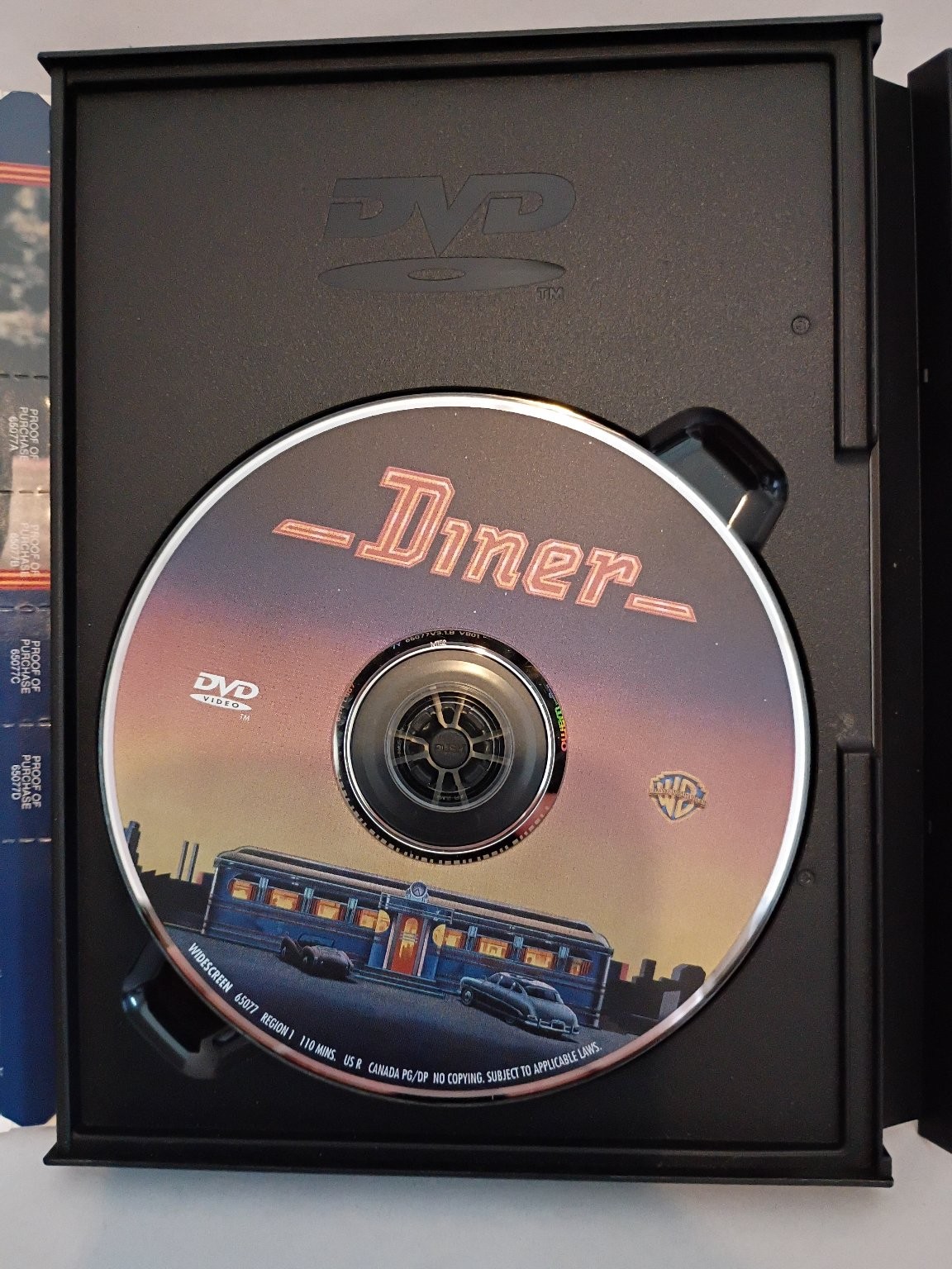 Diner DVD 1982 Steve Guttenberg Kevin Bacon Mickey Rourke Barry Levinson