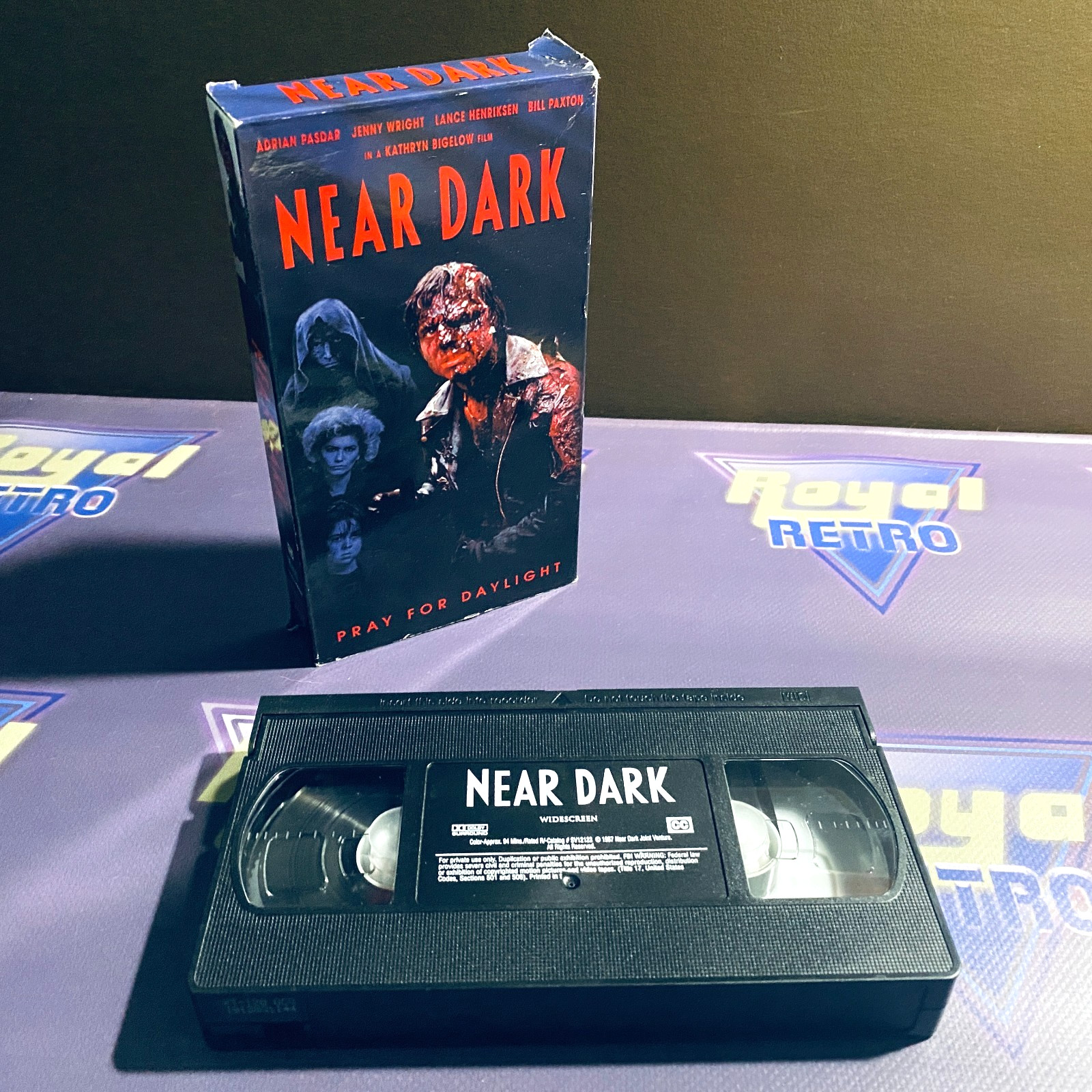 Near Dark (VHS, 1987 Anchor Bay) Vampire Horror – Bill Paxton, Jenny Wright