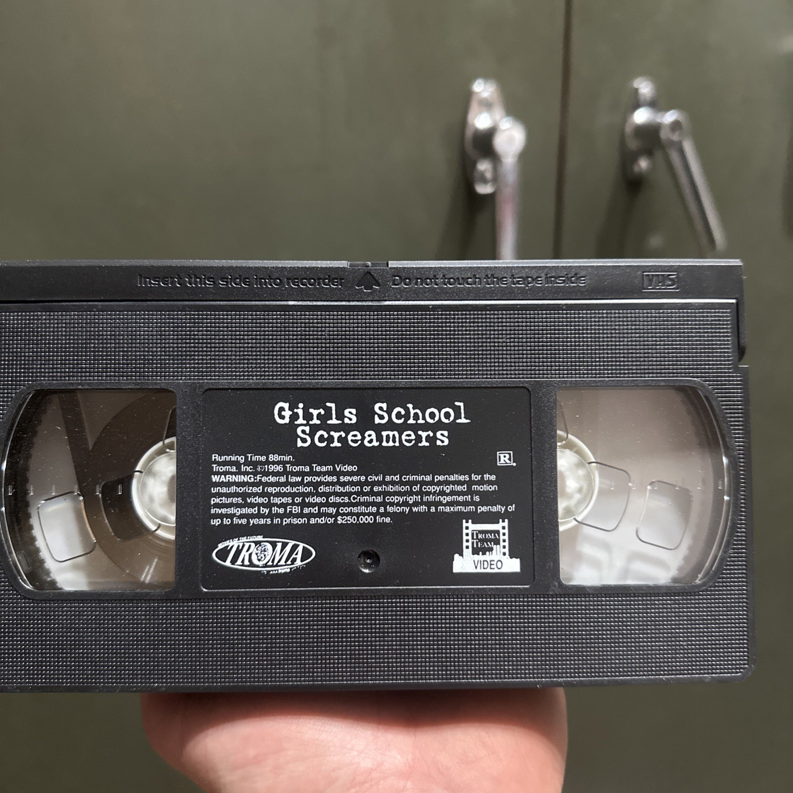 Girls School Screamers VHS HORROR SLASHER TROMA VIDEO UNIVERSE
