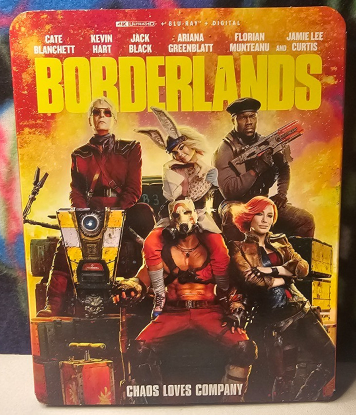 Borderlands (4K Ultra HD/Blu-ray/Dig, 2024) W/Slipcover Cate Blanchett
