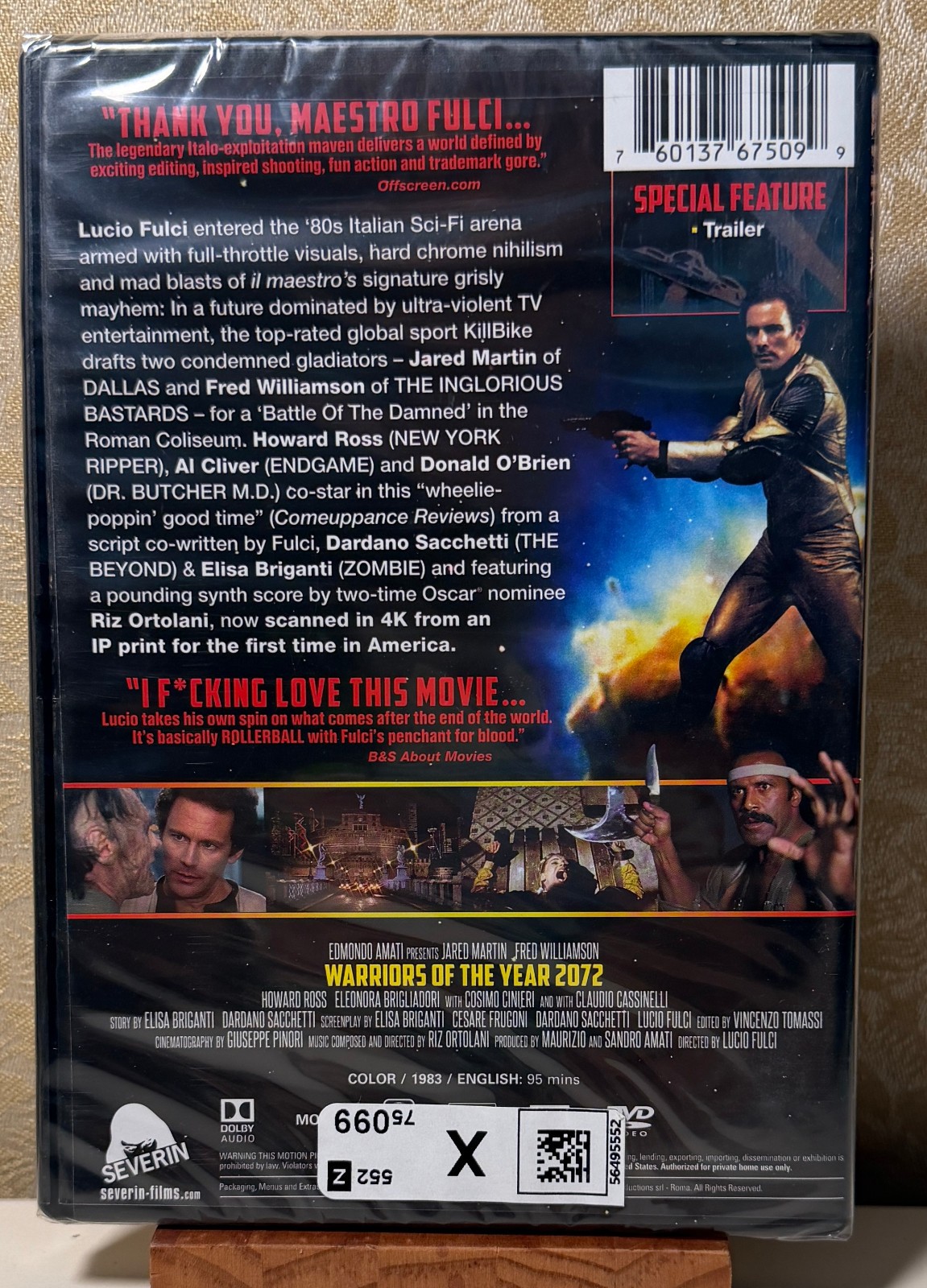 Warriors of the Year 2072 (Aka the New Gladiators) (DVD) – NEW SEALED