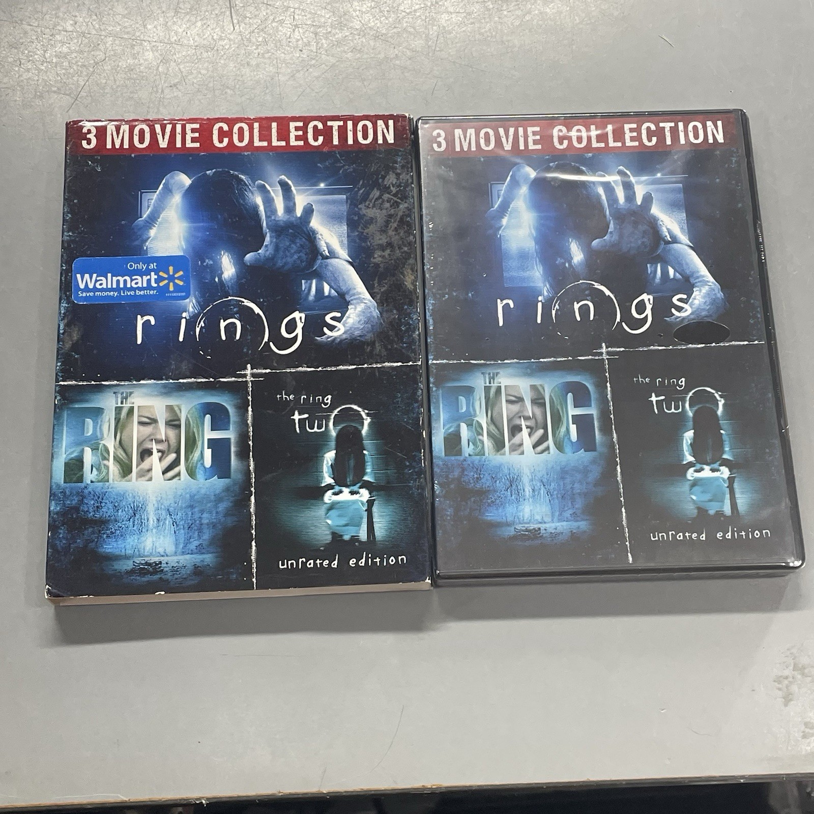 The Ring: 3-Movie Collection (DVD, 2017, 3 Disc Set) New Sealed Horror Rings