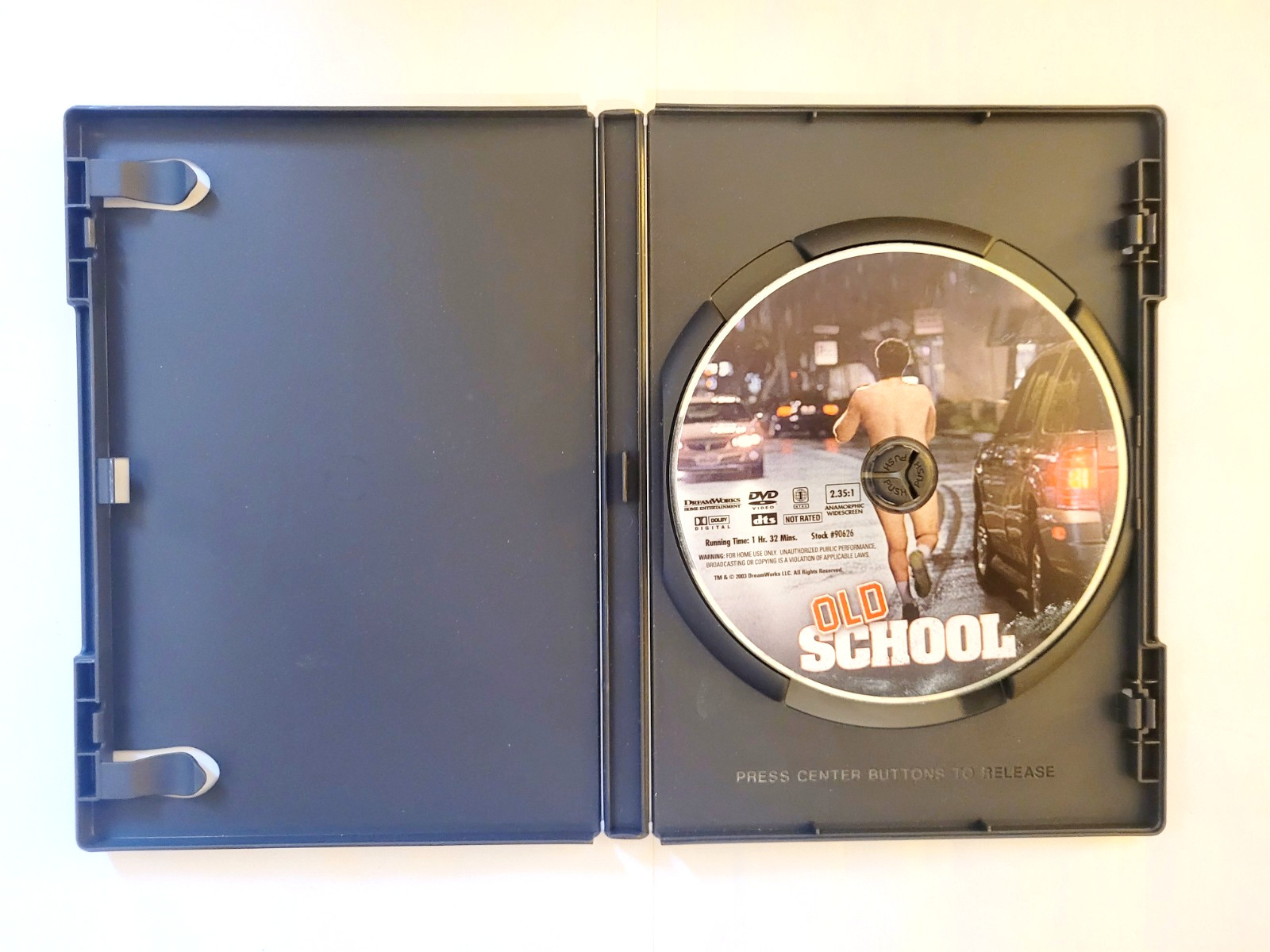 Old School DVD Comedy 2003 Unrated and Out of control Will Ferrell Free Shipping