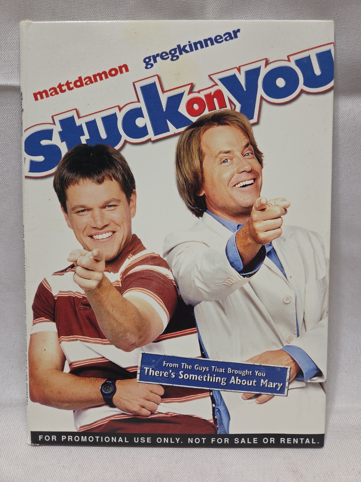 2003 Stuck on You DVD Matt Damon Greg Kinnear 118 Minutes Screener Copy